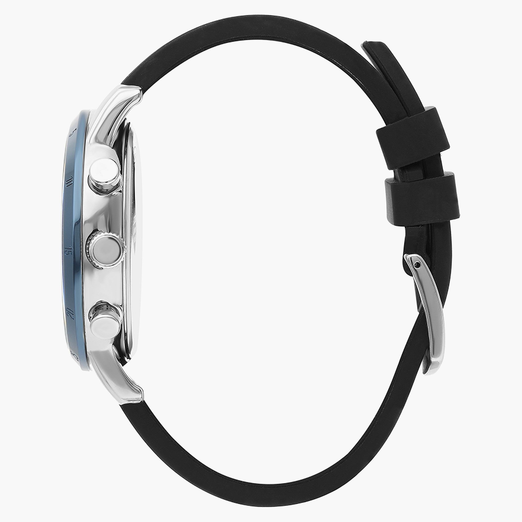  لي كوبر ساعة للرجال بسوار اسود كرونوغراف - LC07194.351-men-watchesandjewellery-watches-image-2