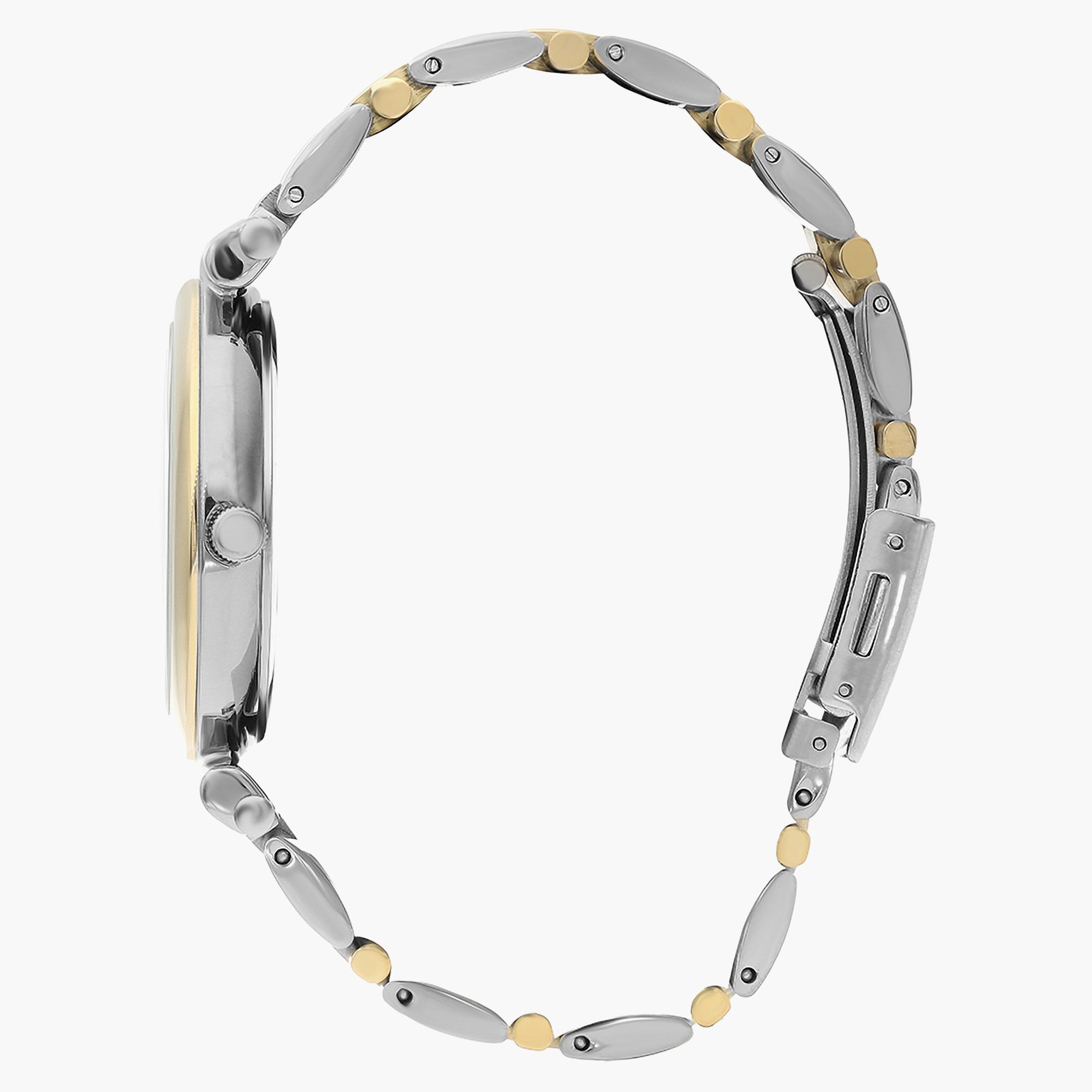 لي كوبر ساعة تناظرية بعقارب وسوار معدني فضي للنساء - LC07226.230-women-watchesandjewellery-watches-image-2