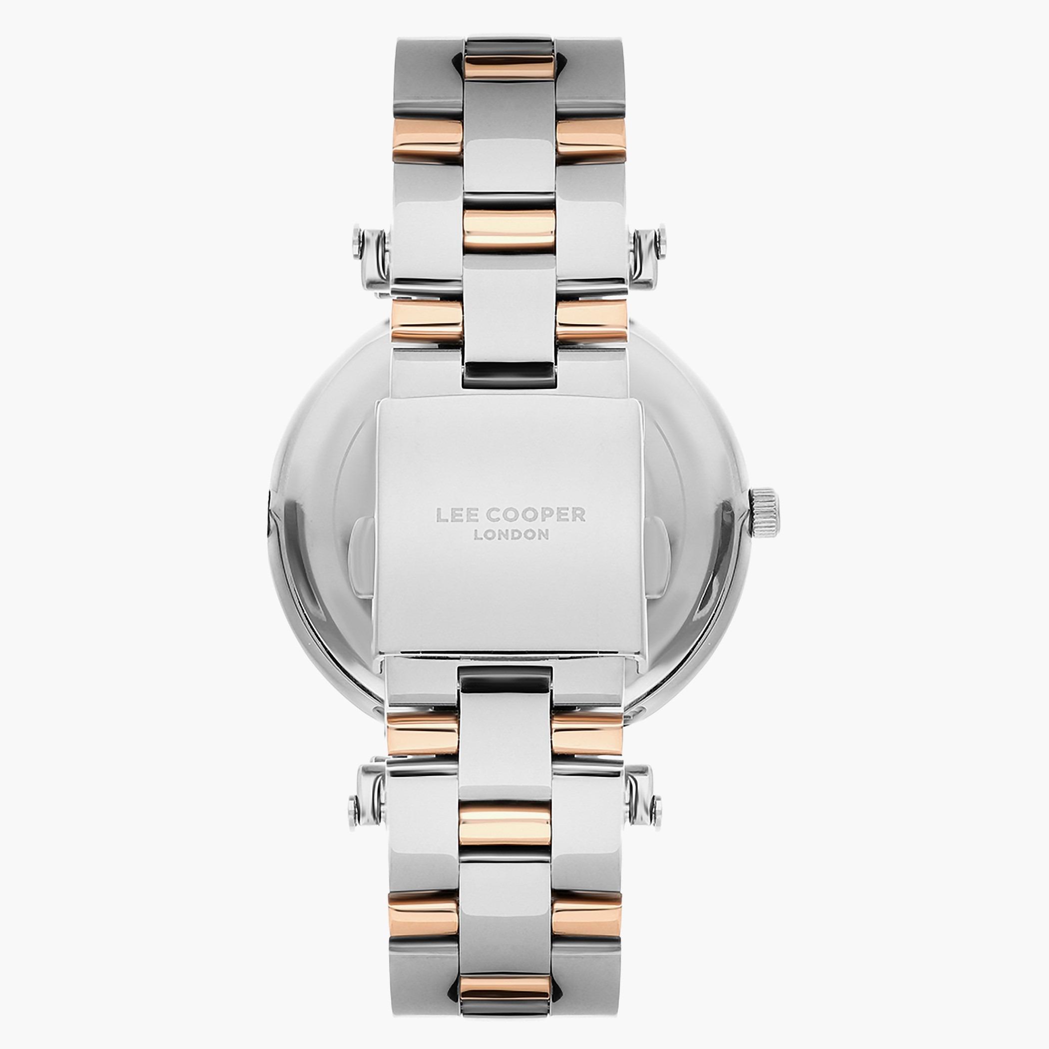 لي كوبر ساعة تناظرية بعقارب وسوار معدني فضي للنساء - LC07226.530-women-watchesandjewellery-watches-image-3
