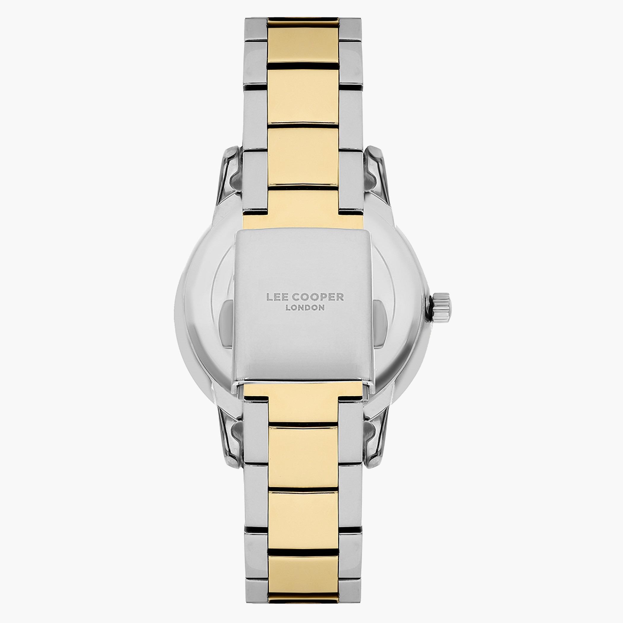 لي كوبرساعة تناظرية بعقارب وسوار معدني رمادي للنساء-LC07229.230-women-watchesandjewellery-watches-image-3