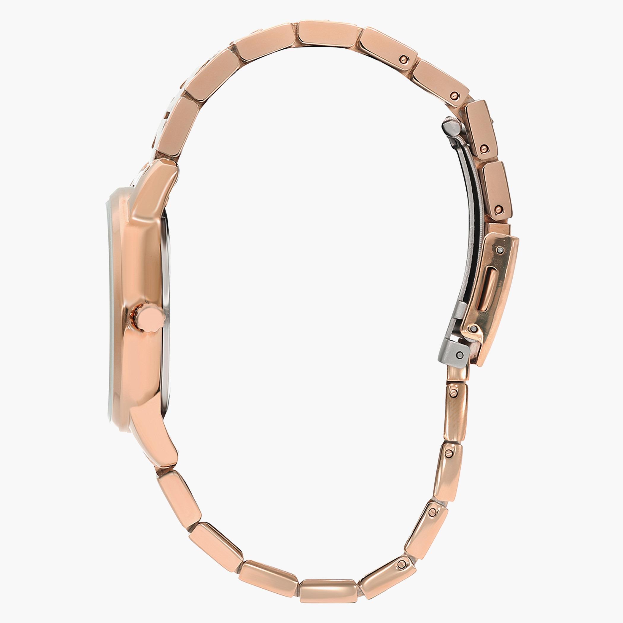 لي كوبرساعة تناظرية بعقارب وسوار معدني فضي للنساء - LC07229.410-women-watchesandjewellery-watches-image-2
