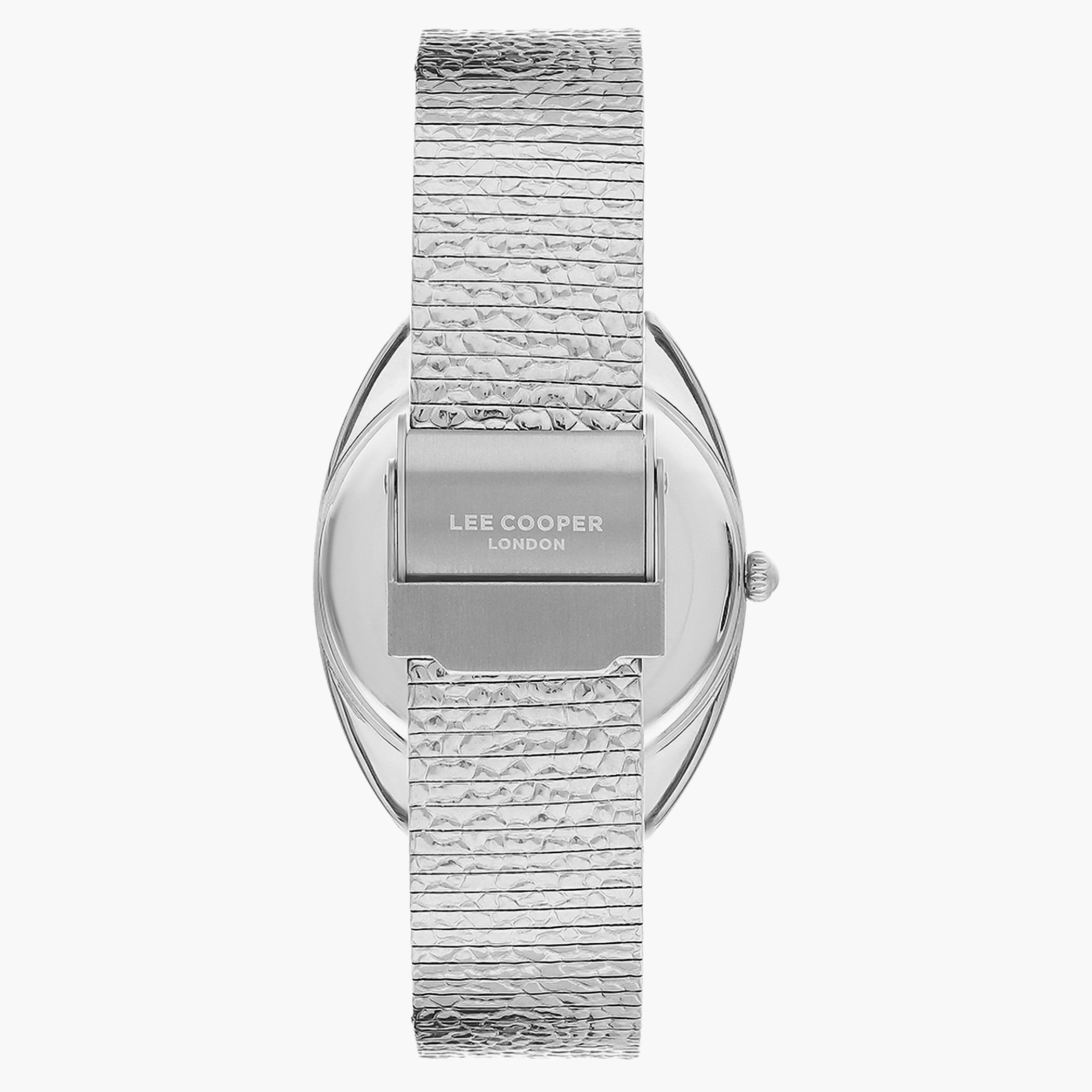 لي كوبرساعة تناظرية بعقارب وسوار معدني فضي للنساء - LC07234.330-women-watchesandjewellery-watches-image-3