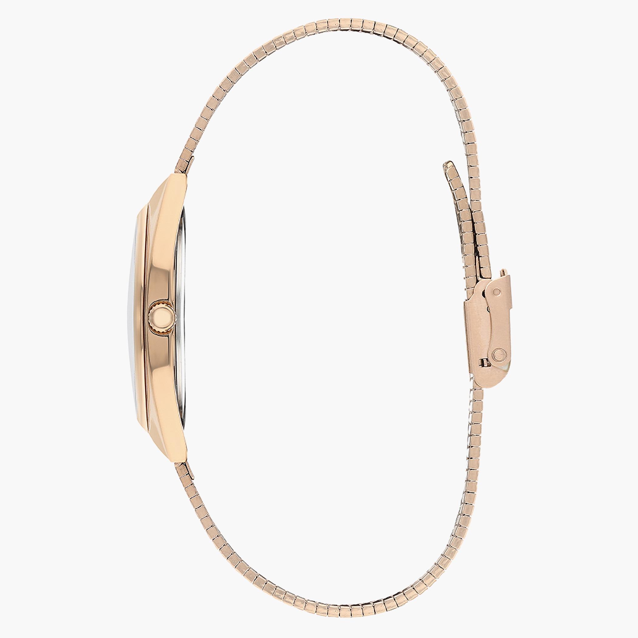 لي كوبرساعة تناظرية للنساء بسوار ذهبي وردي ومعدني - LC07234.410-women-watchesandjewellery-watches-image-2