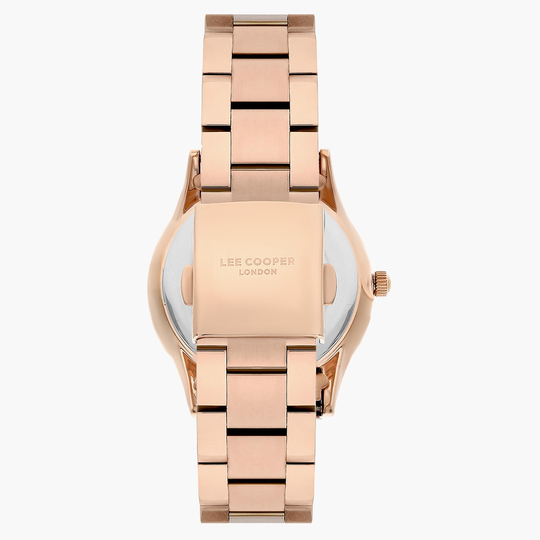 لي كوبرساعة تناظرية للنساء بعقارب وسوار معدني فضي للنساء - LC07236.430-women-watchesandjewellery-watches-image-3