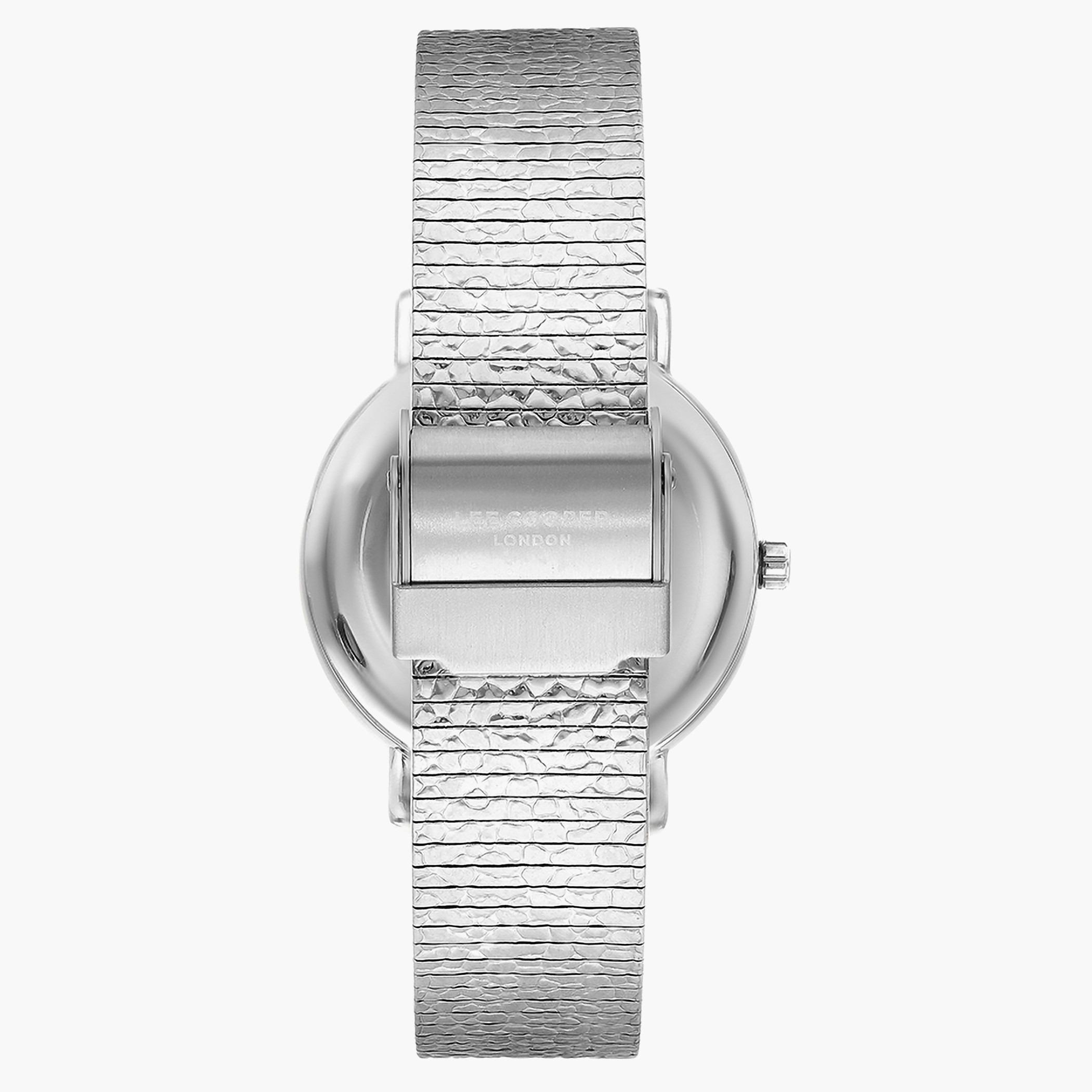 لي كوبرساعة تناظرية للنساء بعقارب وسوار معدني فضي للنساء - LC07239.330-women-watchesandjewellery-watches-image-3