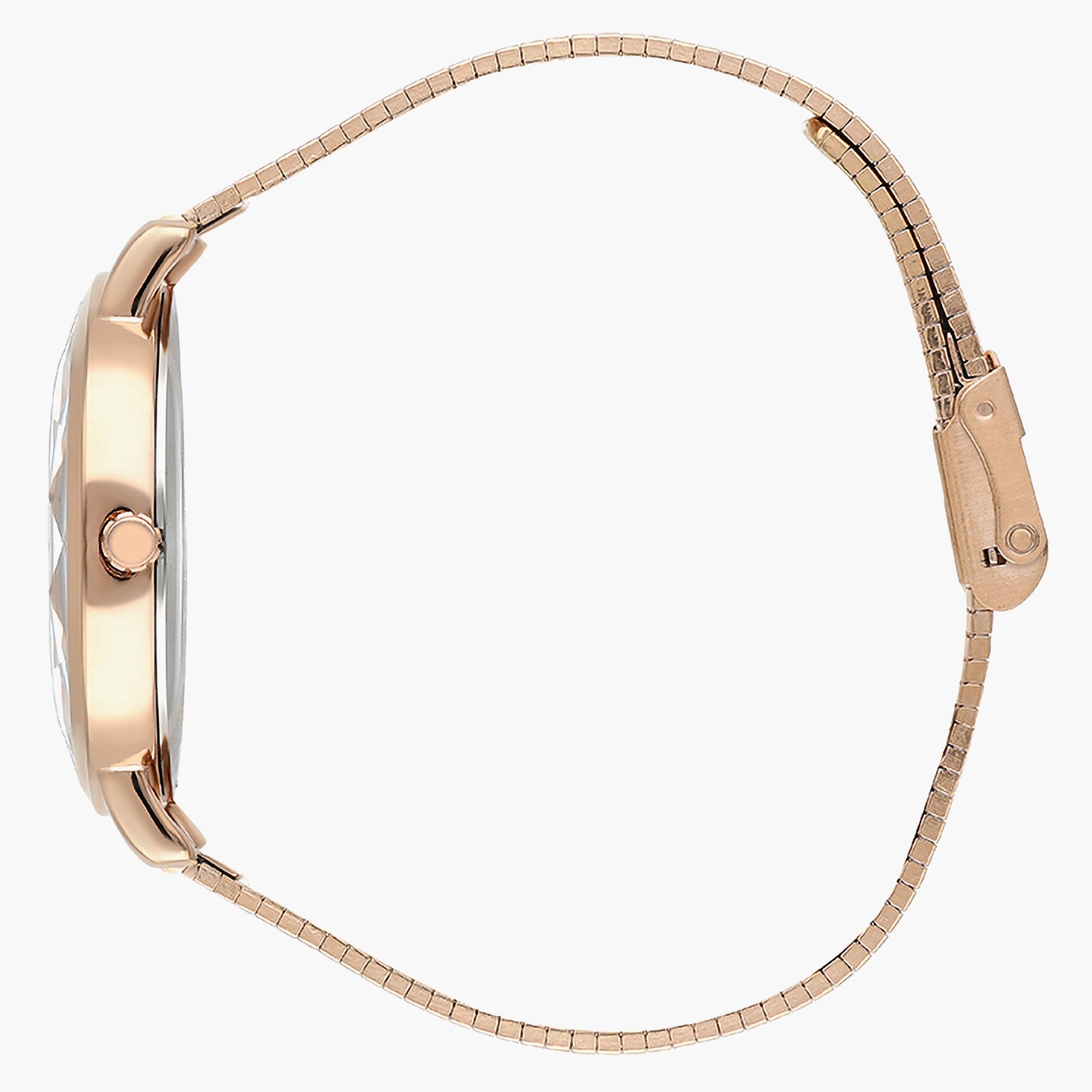 لي كوبرساعة تناظرية للنساء بعقارب وسوار معدني فضي للنساء - LC07239.430-women-watchesandjewellery-watches-image-2