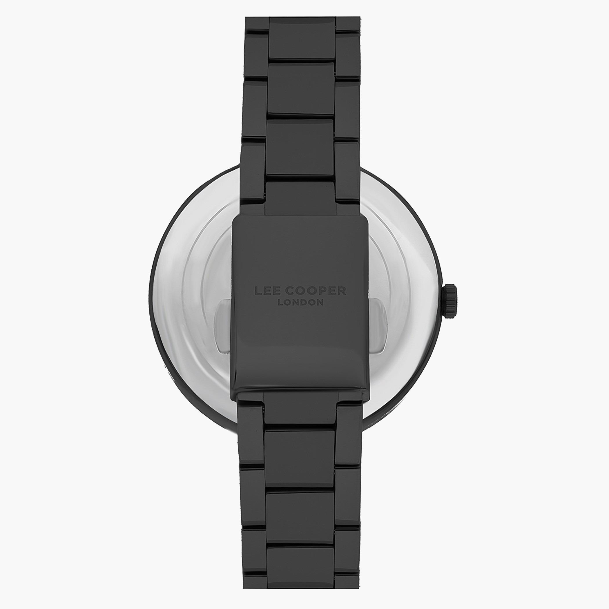 لي كوبر ساعة تناظرية للنساء بعقارب وسوارمعدني اسود - LC07240.650.-women-watchesandjewellery-watches-image-3