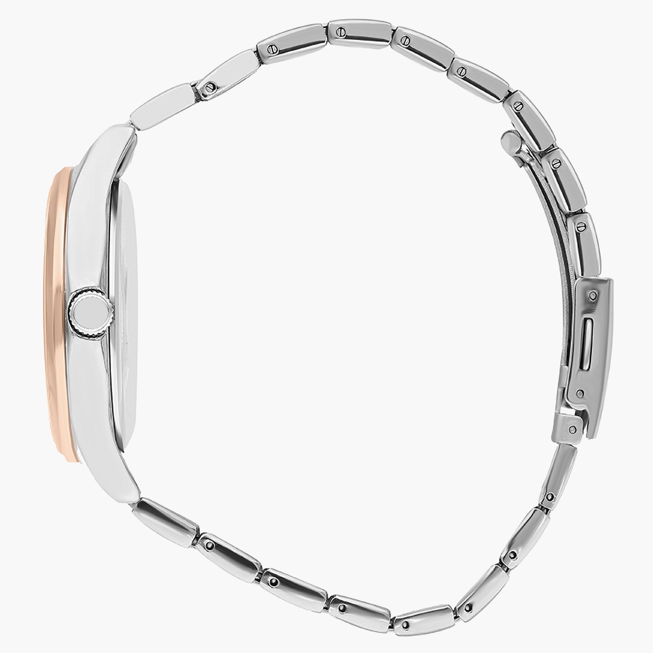 لي كوبر ساعة تناظرية للنساء بسوار أسود من المعدن - LC07244.550-women-watchesandjewellery-watches-image-2