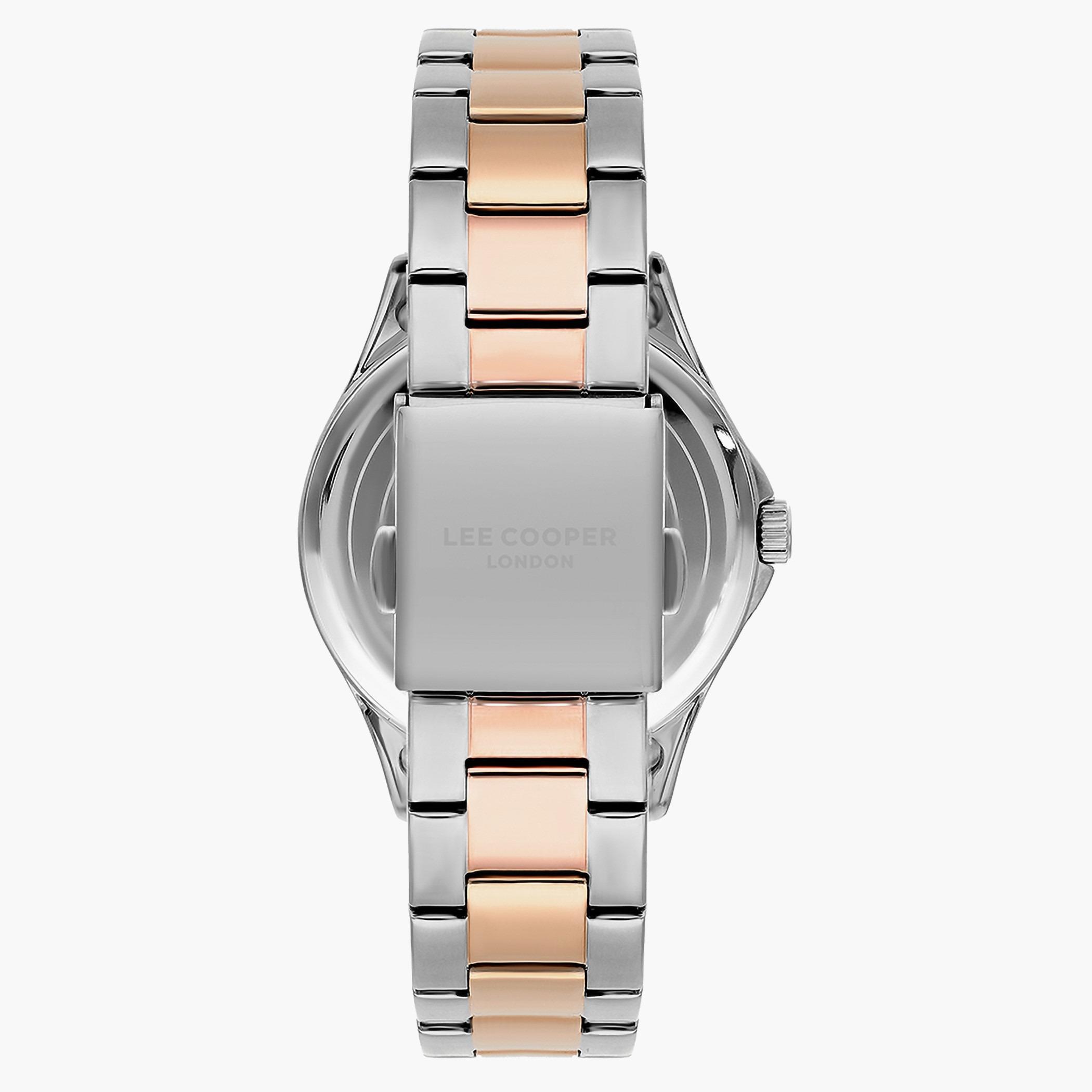 لي كوبر ساعة تناظرية للنساء بسوار أسود من المعدن - LC07244.550-women-watchesandjewellery-watches-image-3