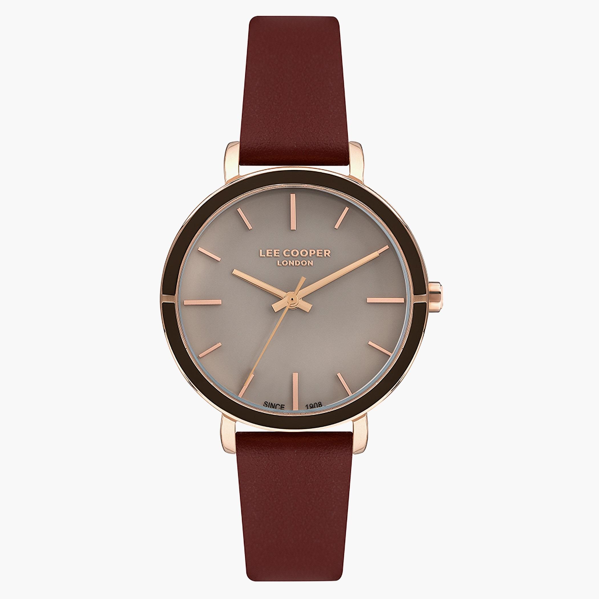 Lee Cooper Women Leather Grey Strap Analog Watch - LC07248.452-women-watchesandjewellery-watches-image-1