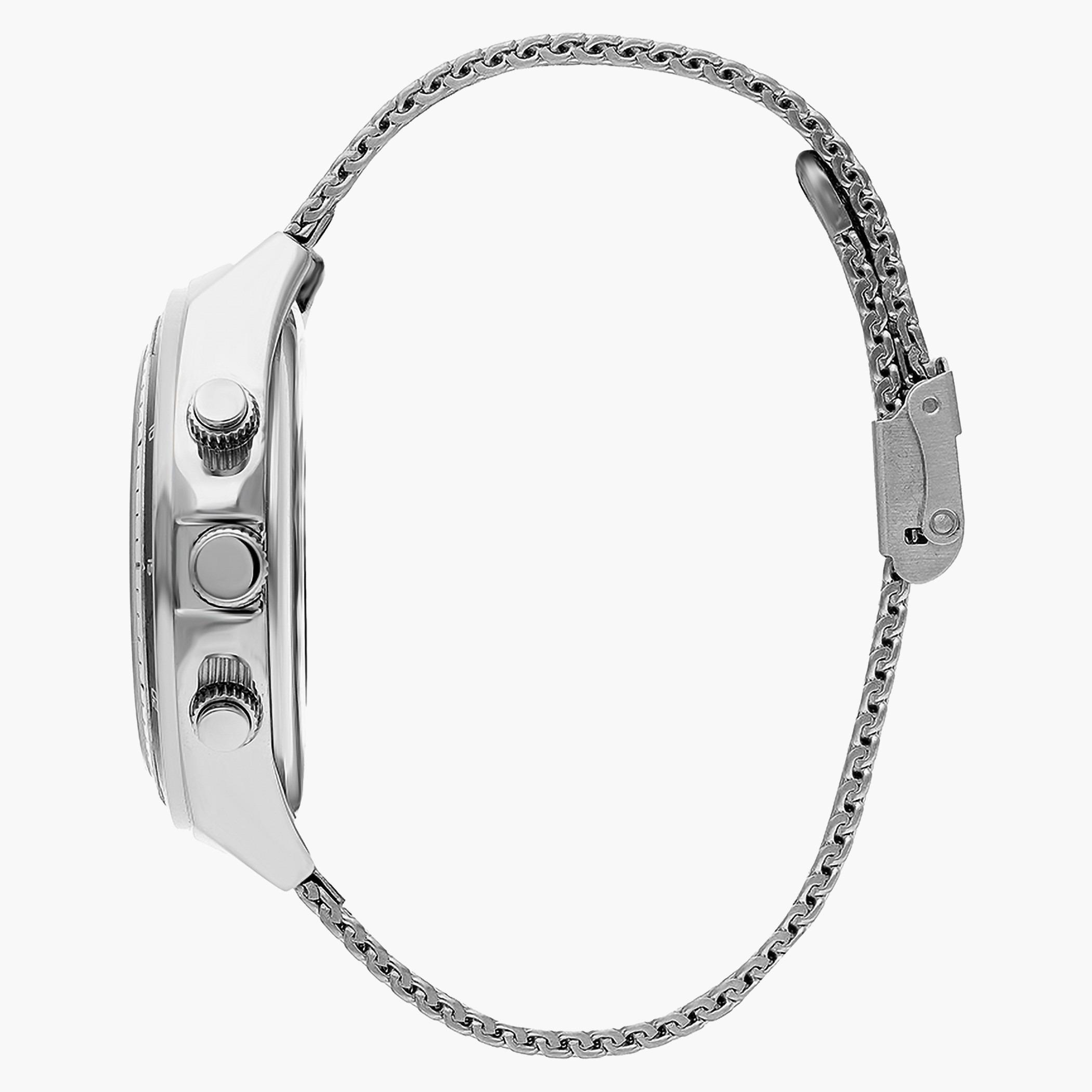 Lee Cooper Men Mesh Black Strap Chronograph Watch - LC07255.350-men-watchesandjewellery-watches-image-2