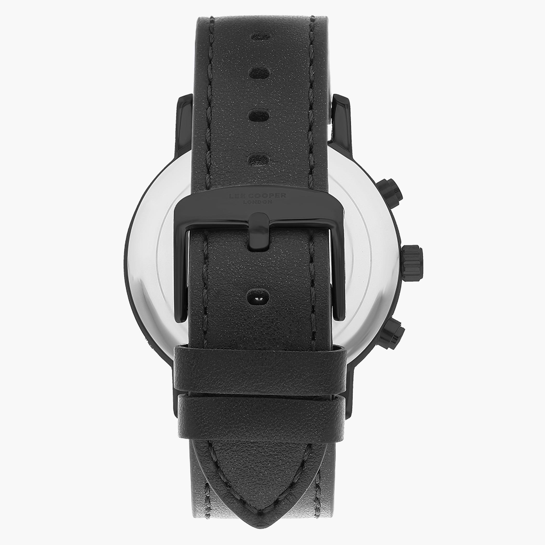 لي كوبرساعة كورنوغراف للرجال بسوار اسود - LC07260.061-men-watchesandjewellery-watches-image-3