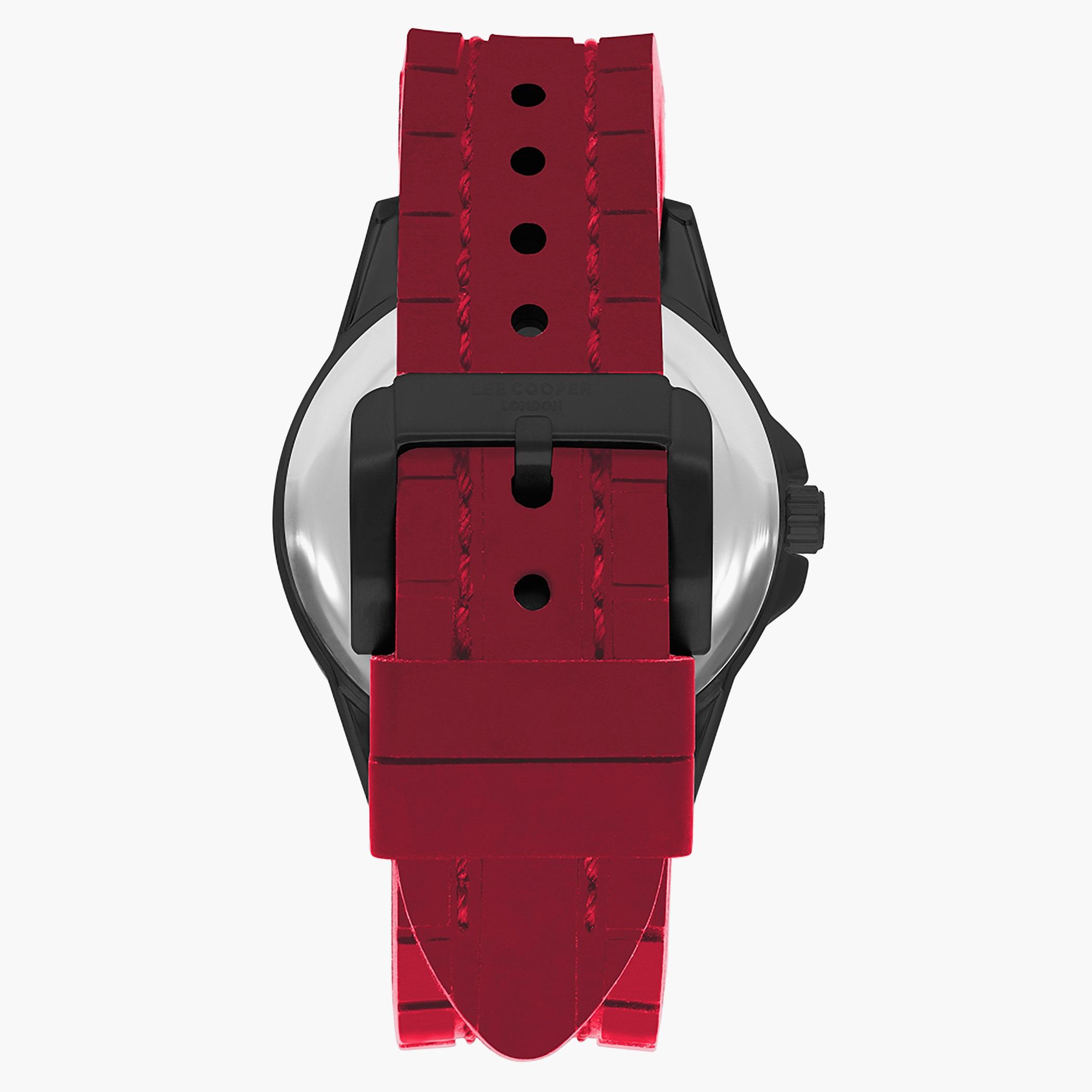 Lee Cooper Men Silicone Black Strap Analog Watch - LC07262.658-men-watchesandjewellery-watches-image-3