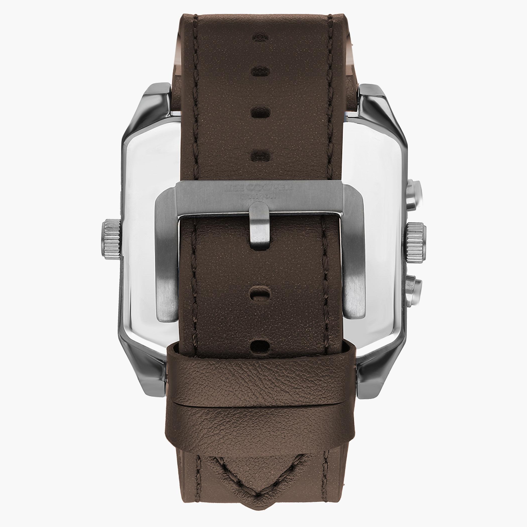 Lee Cooper Men Leather Brown Strap Chronograph Watch - LC07264.342-men-watchesandjewellery-watches-image-3