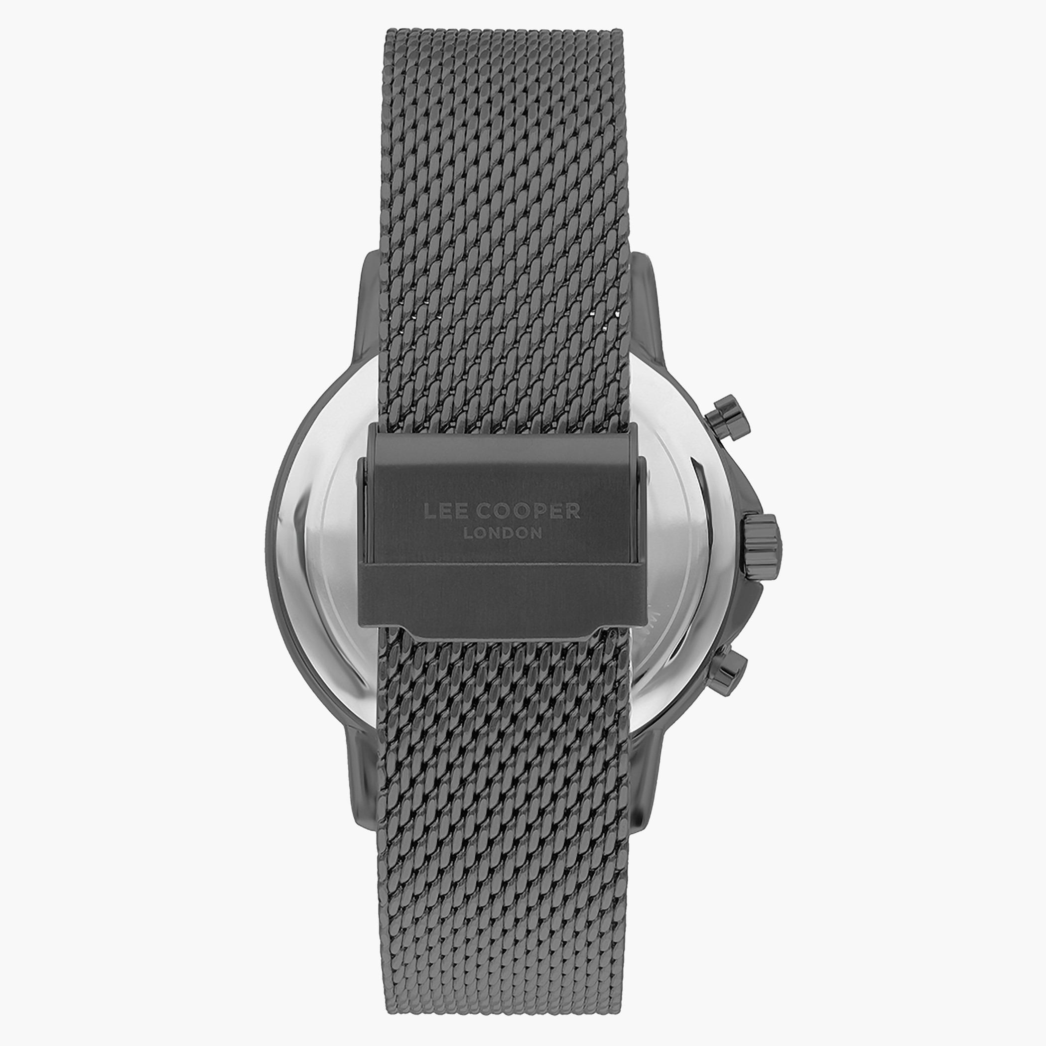 لي كوبر ساعة كرونوغراف للرجال بسوارشبكي ازرق090-LC07272-men-watchesandjewellery-watches-image-3