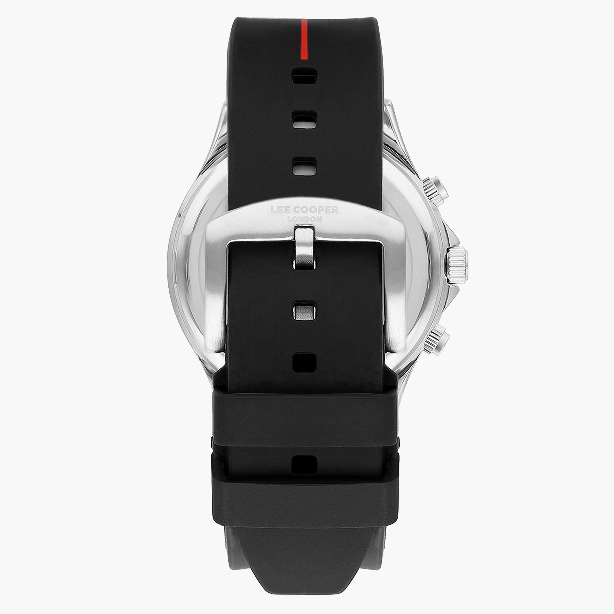 Lee Cooper Men Silicone Silver Strap Chronograph Watch - LC07294.331-men-watchesandjewellery-watches-image-3