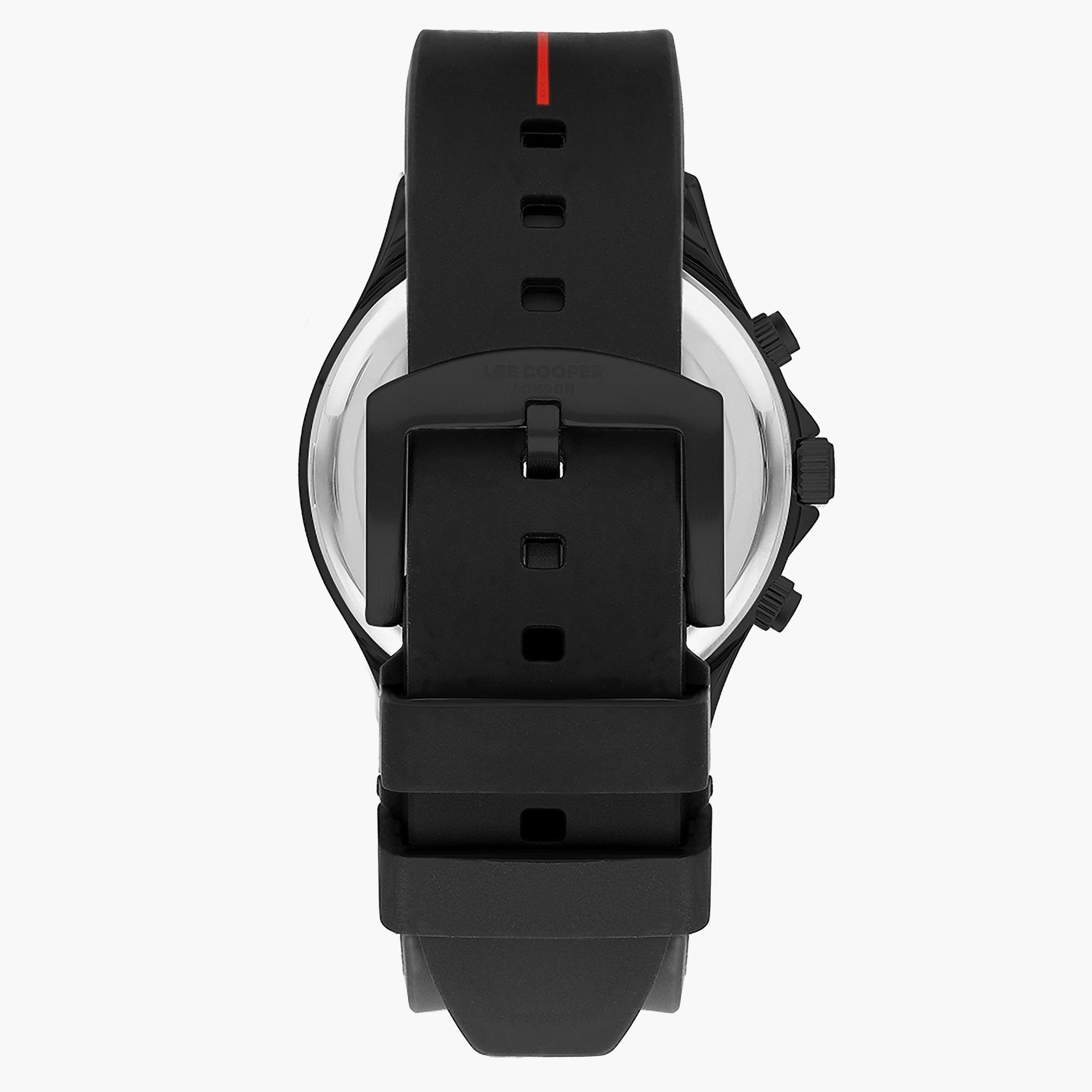 لي كوبرساعة كرونوغراف للرجال بسوار اسود من السليكون - LC07294.651-men-watchesandjewellery-watches-image-3