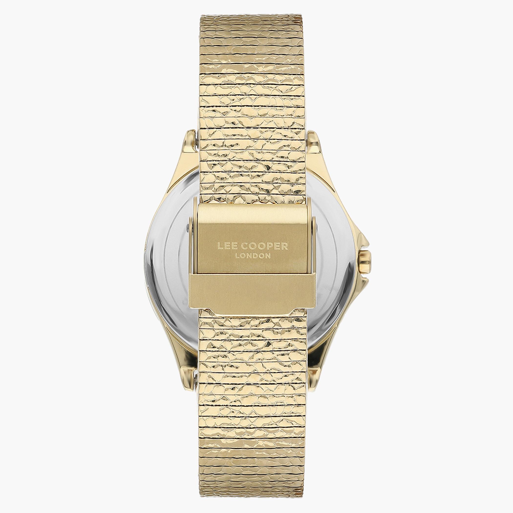 لي كوبرساعة كرونوغراف للنساء بسوار ذهبي معدني - LC07305.110-women-watchesandjewellery-watches-image-3