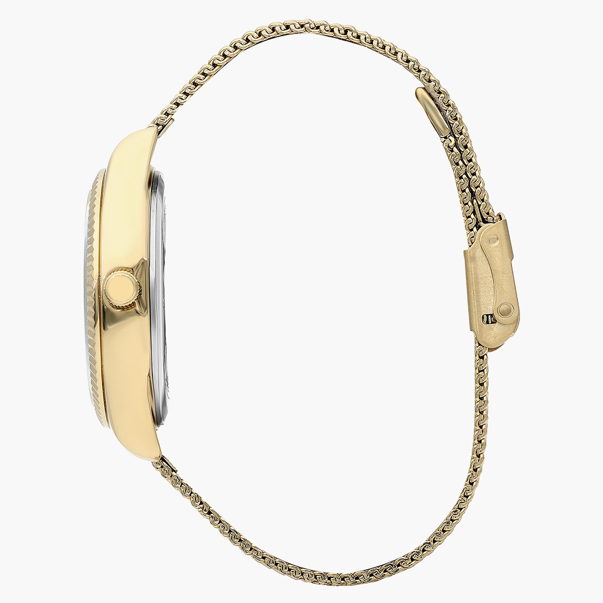 لي كوبرساعة تناظرية للنساء بسوار شبكي ذهبي بعقارب - LC07311.110-women-watchesandjewellery-watches-image-2