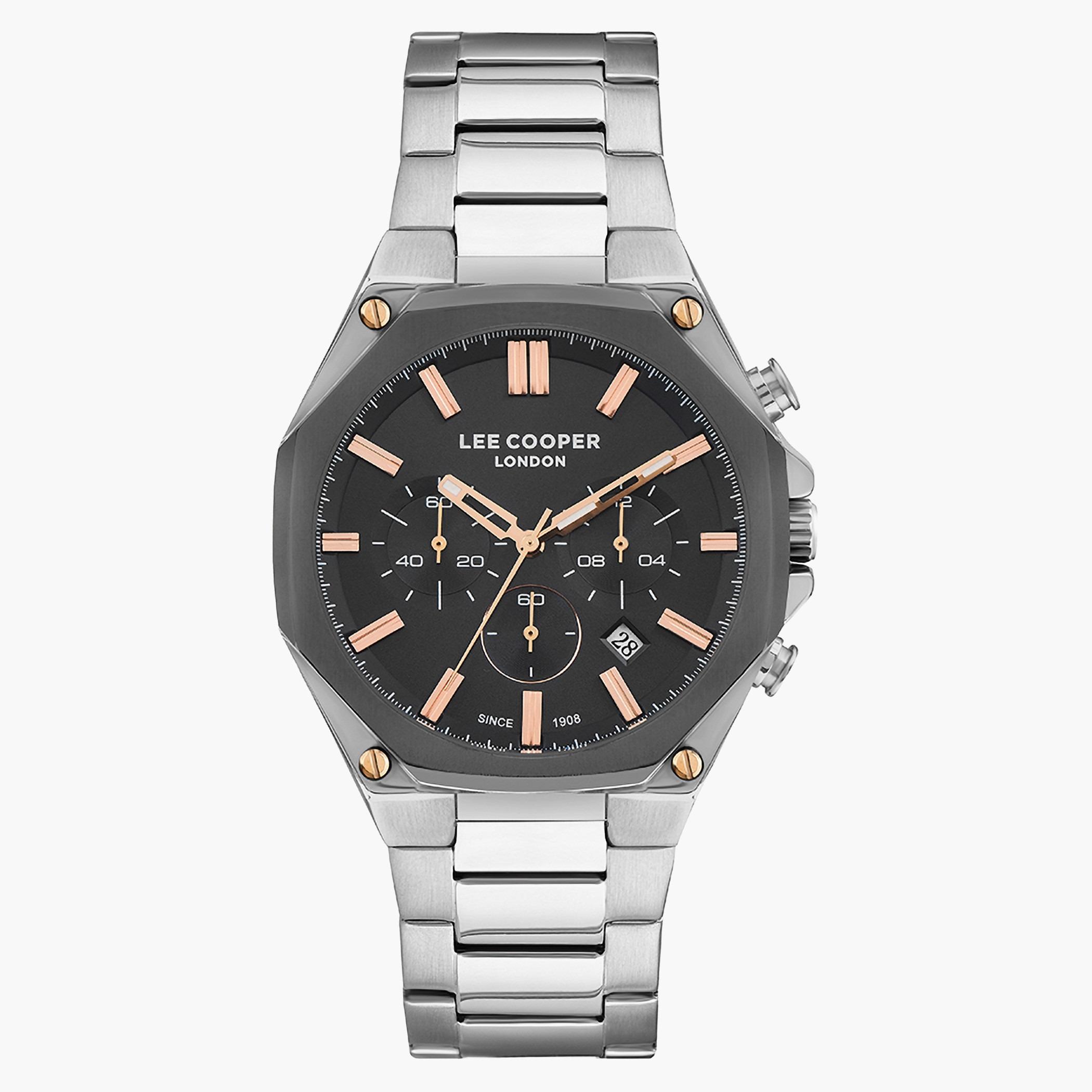 لي كوبرساعة كرونوغراف للرجال بسواراسود - LC07319.360-men-watchesandjewellery-watches-image-1