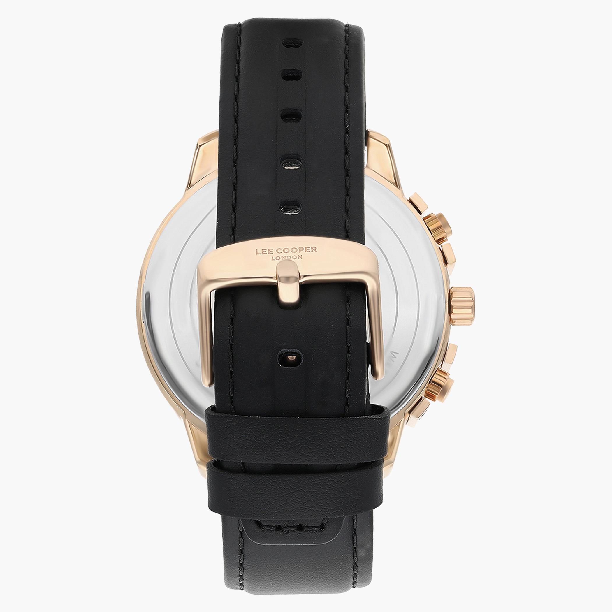 Lee Cooper Men Leather Black Strap Chronograph Watch - LC07321.451-men-watchesandjewellery-watches-image-3