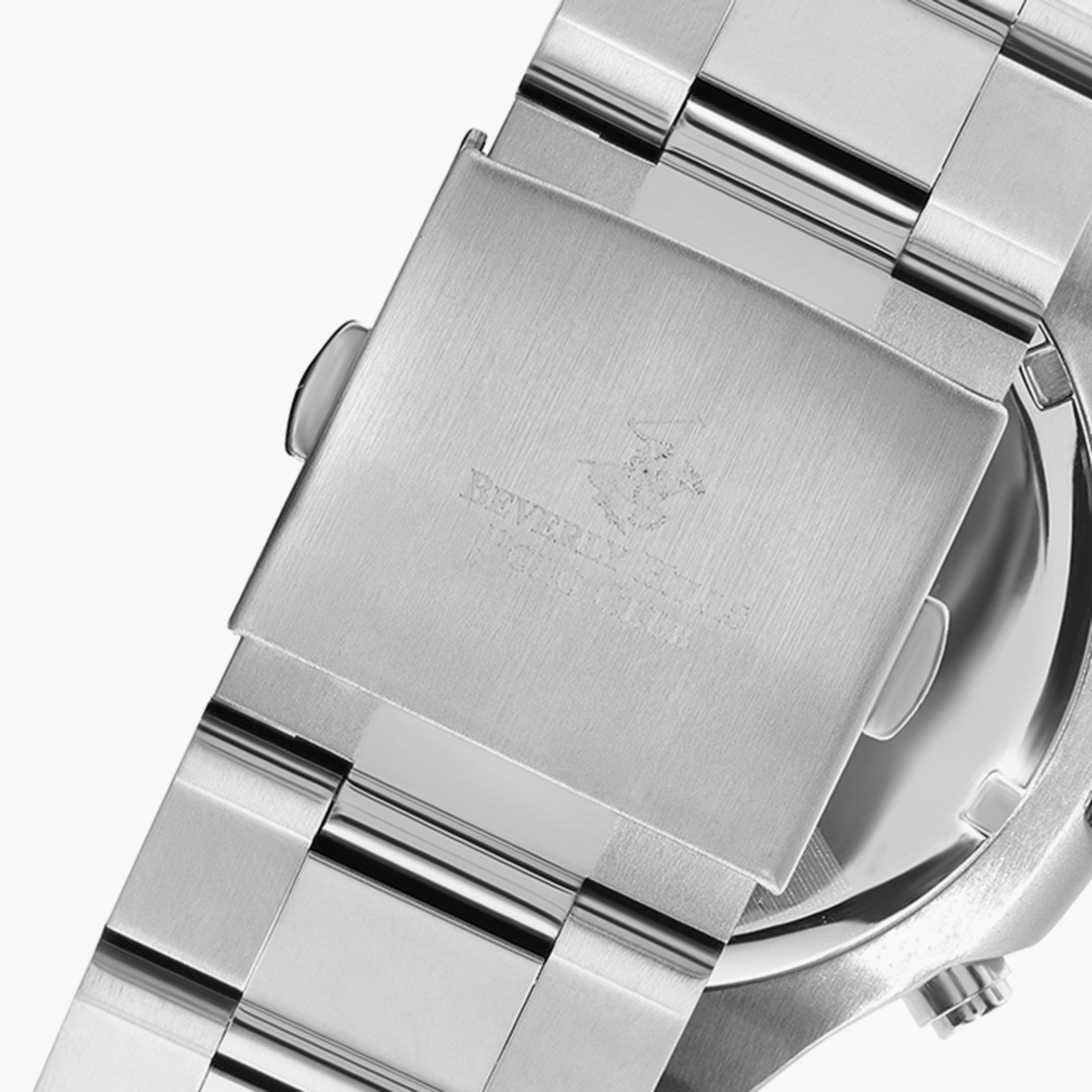 ساعة بيفرلي هيلز بولو كلب كرونوغراف بسوار فضي من المعدن للرجال - BP3216X.350-men-watchesandjewellery-watches-image-3