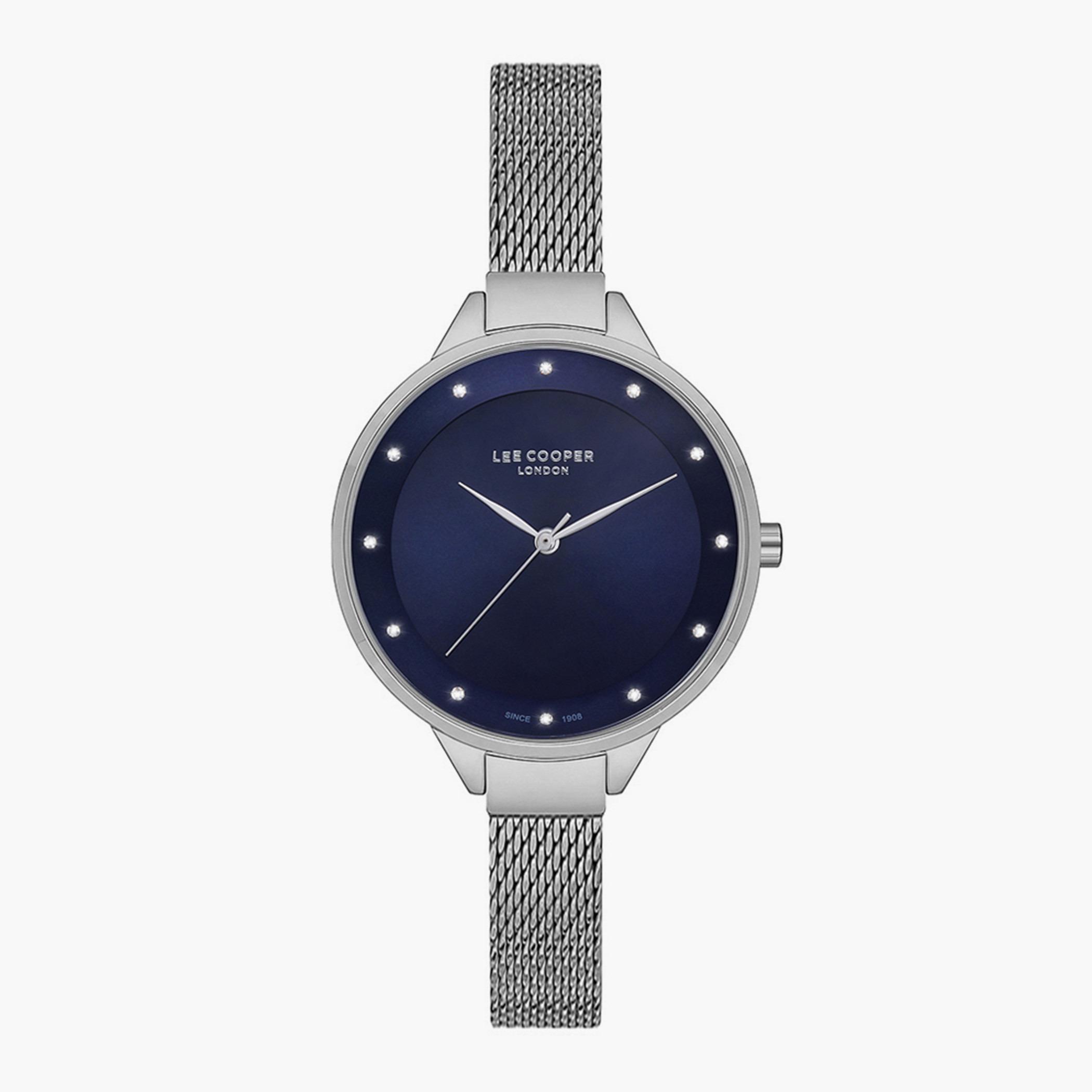 Lee Cooper Women Mesh Silver Strap Analog Watch - LC07124.390-women-watchesandjewellery-watches-image-1