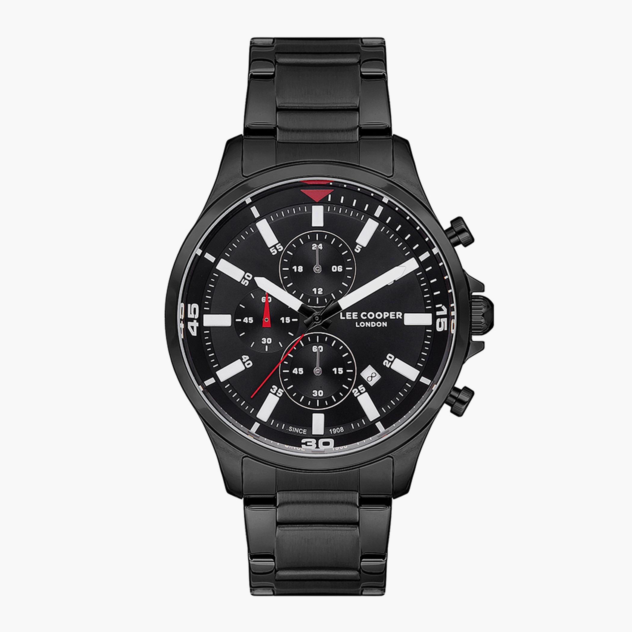 Lee Cooper Men Metal Black Strap Chronograph Watch - LC07179.650-men-watchesandjewellery-watches-image-1