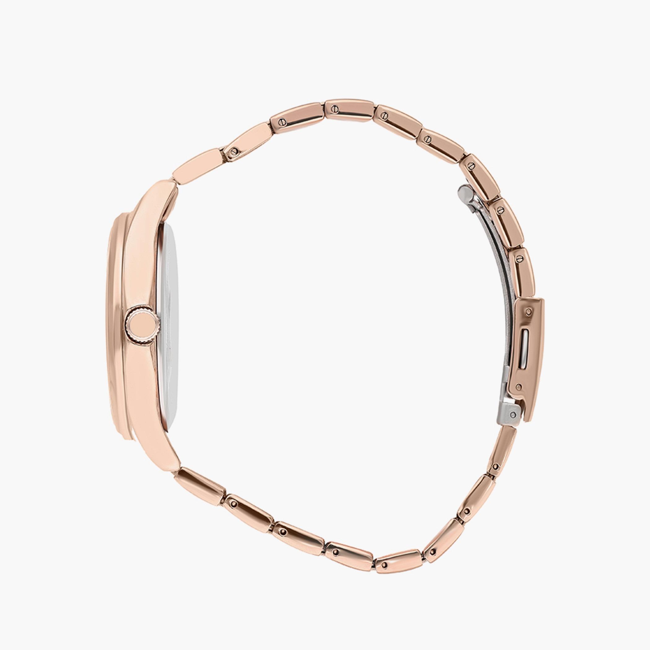 لي كوبر ساعة تناظرية للنساء بسوار من الذهب الوردي والمعدن - LC07244.420 -women-watchesandjewellery-watches-image-2