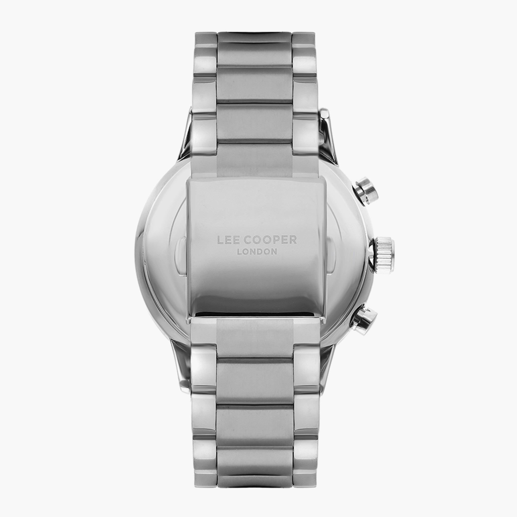 ساعة لي كوبر كرونوغراف بسوار معدني فضي للرجال - LC07276.360 -men-watchesandjewellery-watches-image-3