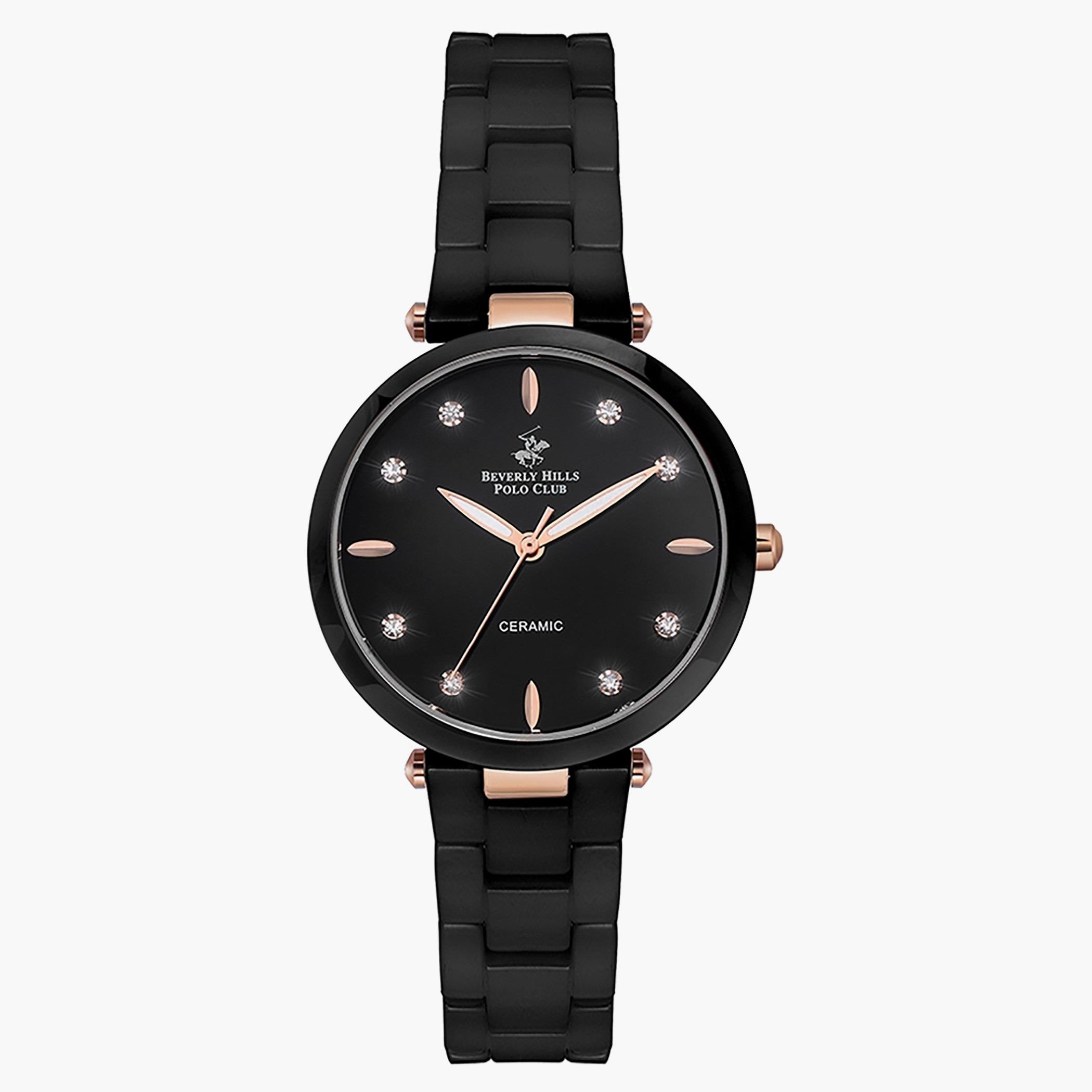 ساعة انالوج من بيفرلي هيلز بولو كلوب بسوار سيراميك مع لون اسود للنساء - BP3102X.850-women-watchesandjewellery-watches-image-1