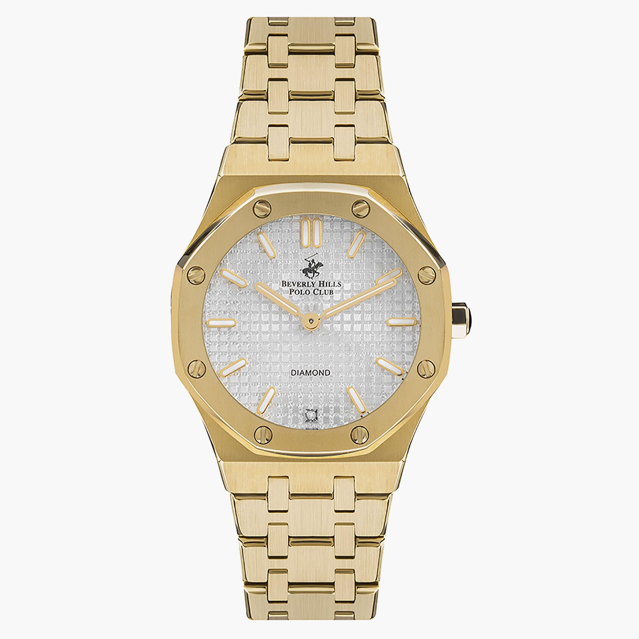 ساعة انالوج من بيفرلي هيلز بولو كلوب بسوار ميتال مع لون ذهبي للنساء - BP3161X.130-women-watchesandjewellery-watches-image-1