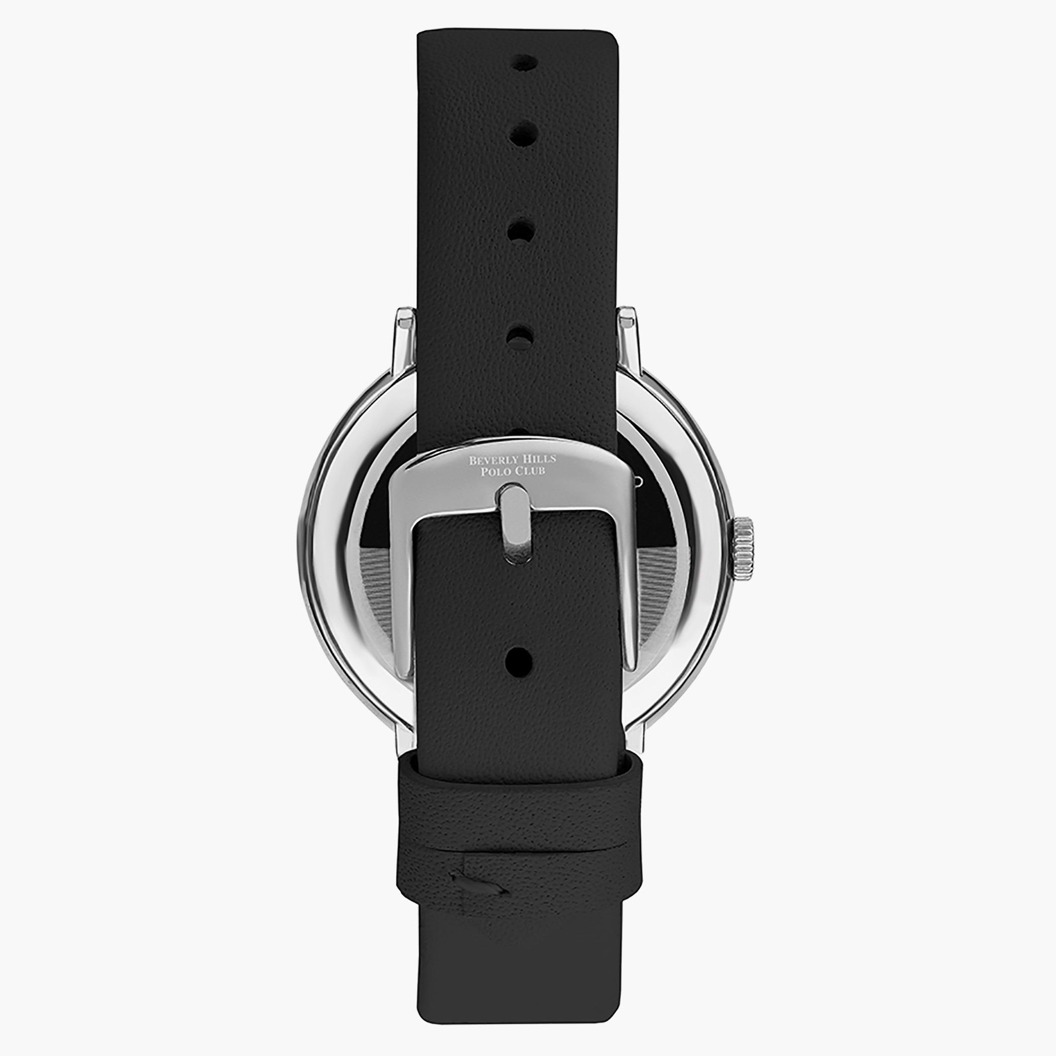 Beverly Hills Polo Club Women Black Leather Strap Analog Watch - BP3174C.351 | 34 MM-women-watchesandjewellery-watches-image-3