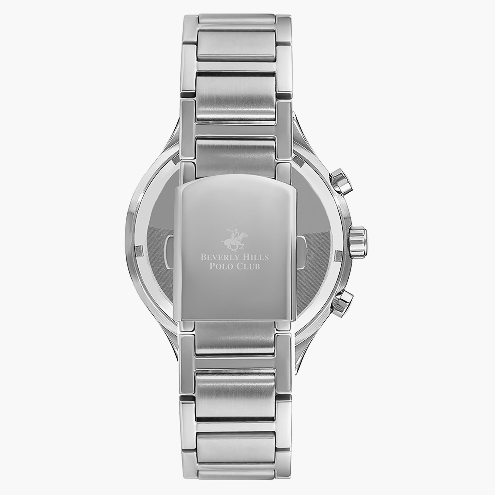 ساعة بيفرلي هيلز بولو كلوب من كرونوغراف للرجال بسوار معدني فضي - BP3234X.390-men-watchesandjewellery-watches-image-3