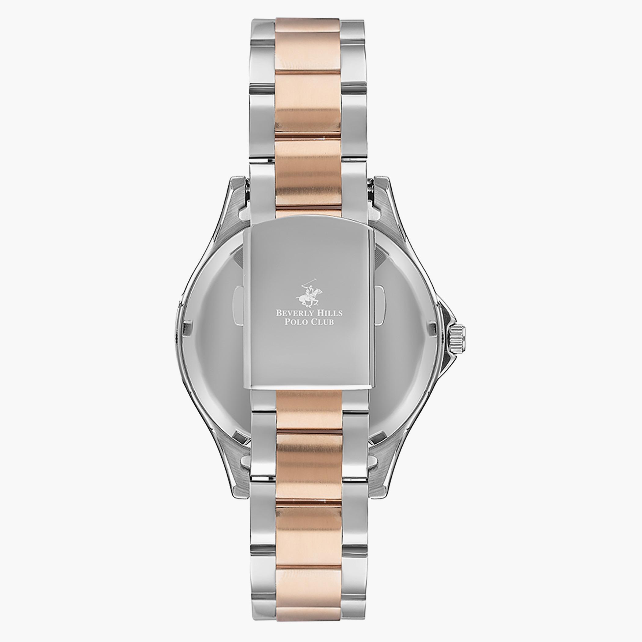 ساعة بيفرلي هيلز بولو كلوب من انالوج للرجال بسوار معدن فضي وذهبي وردي - BP3239X.530-men-watchesandjewellery-watches-image-3