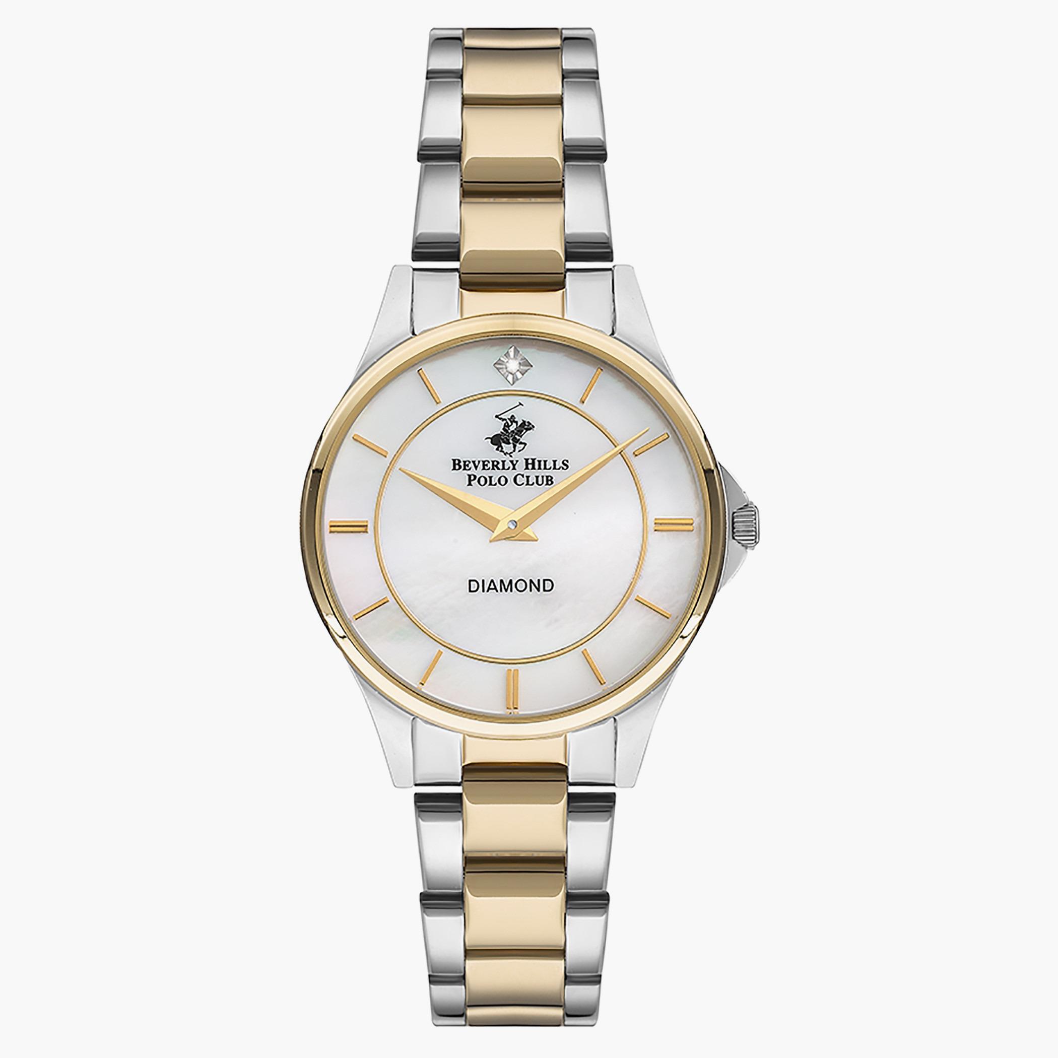 ساعة بيفرلي هيلز بولو كلوب من انالوج بسوار معدني ذهبي وفضي للنساء - BP3241X.220-women-watchesandjewellery-watches-image-1