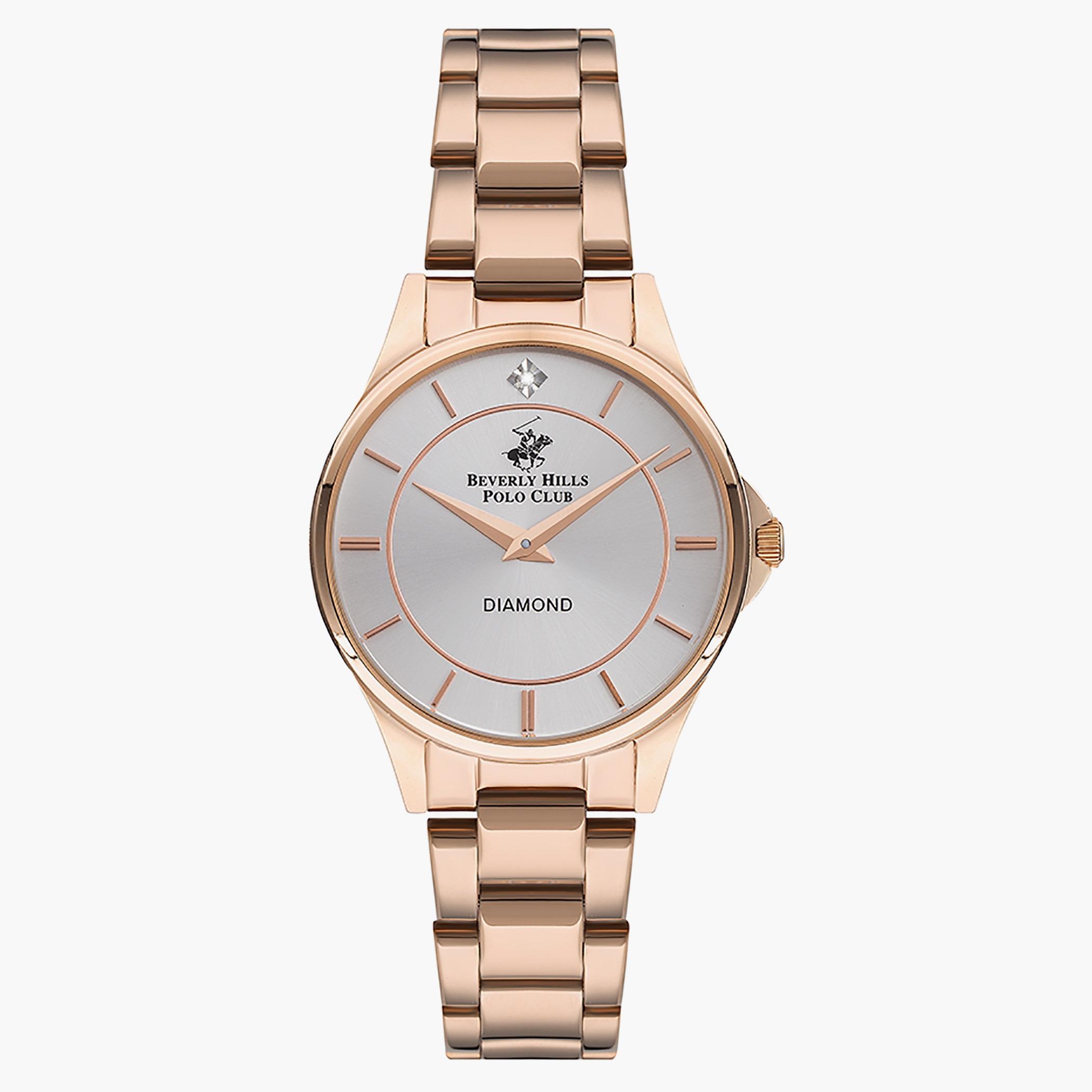 ساعة بيفرلي هيلز بولو كلوب من انالوج بسوار ذهبي وردي معدني للنساء - BP3241X.430-women-watchesandjewellery-watches-image-1