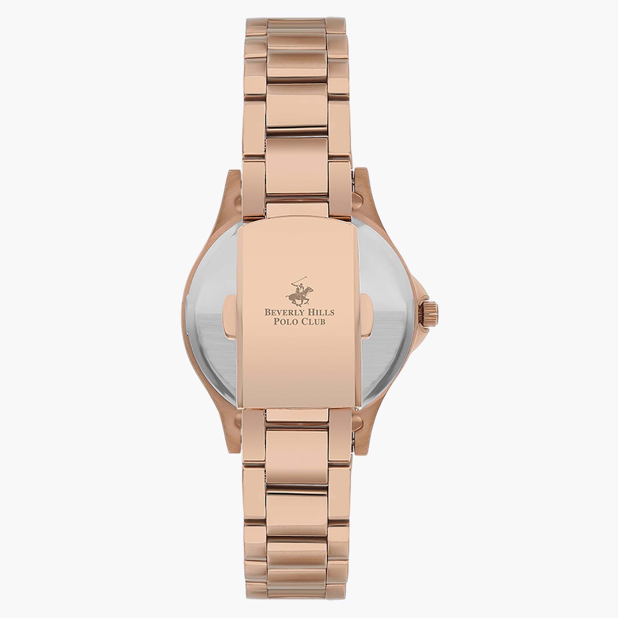 ساعة بيفرلي هيلز بولو كلوب من انالوج بسوار ذهبي وردي معدني للنساء - BP3241X.430-women-watchesandjewellery-watches-image-3