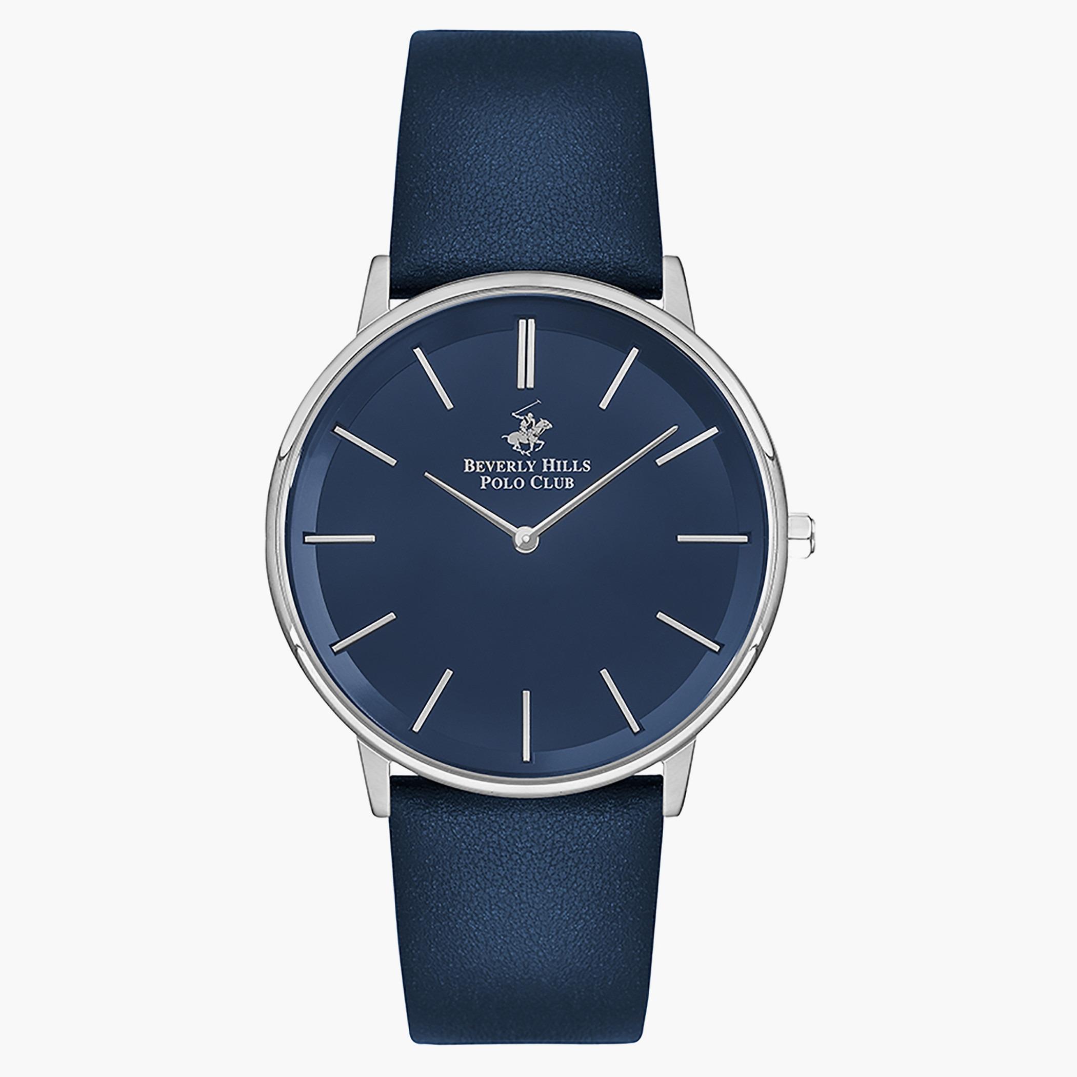 ساعة بيفرلي هيلز بولو كلوب من أنالوج للرجال بسوار جلدي ازرق - BP3245X.399-men-watchesandjewellery-watches-image-1