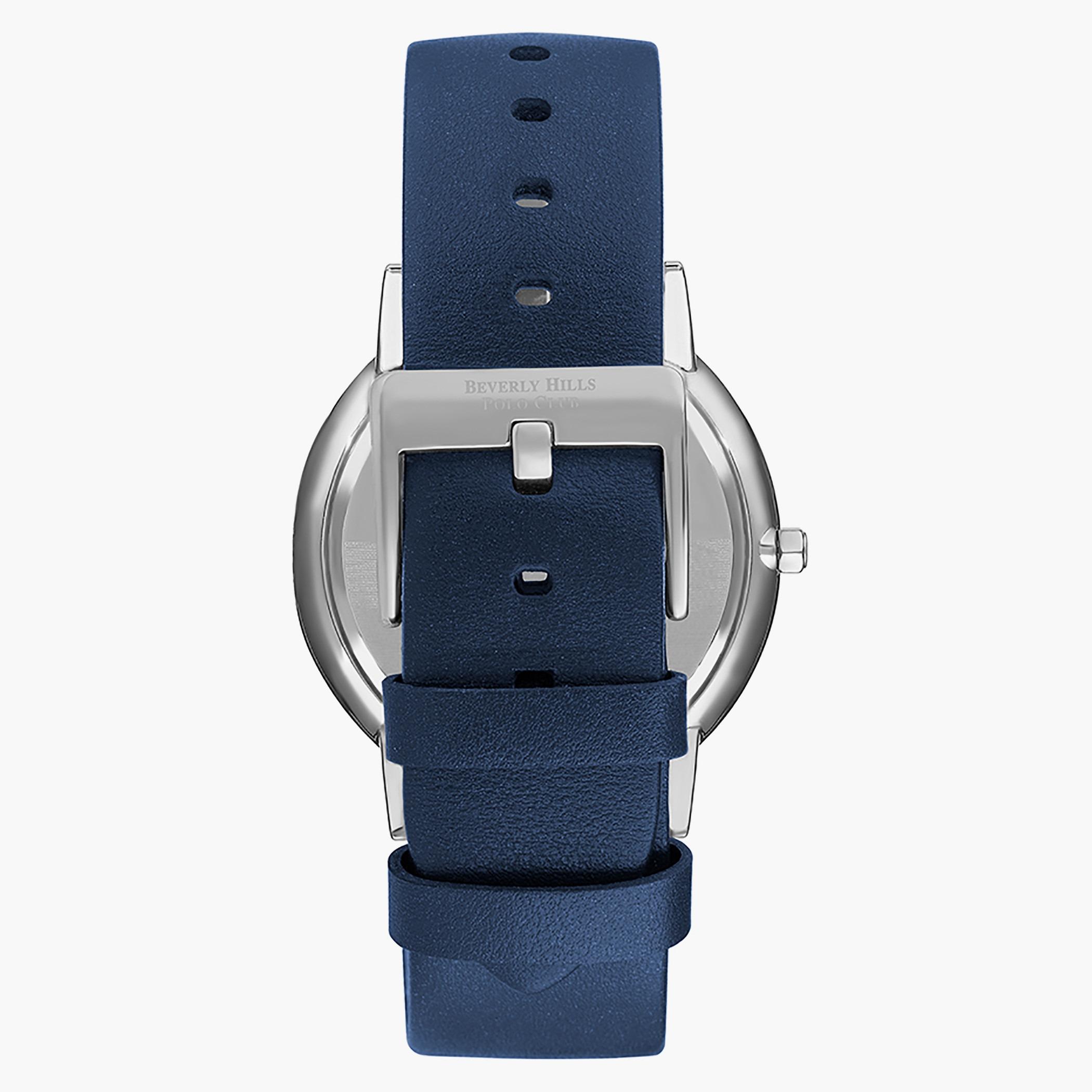 ساعة بيفرلي هيلز بولو كلوب من أنالوج للرجال بسوار جلدي ازرق - BP3245X.399-men-watchesandjewellery-watches-image-3