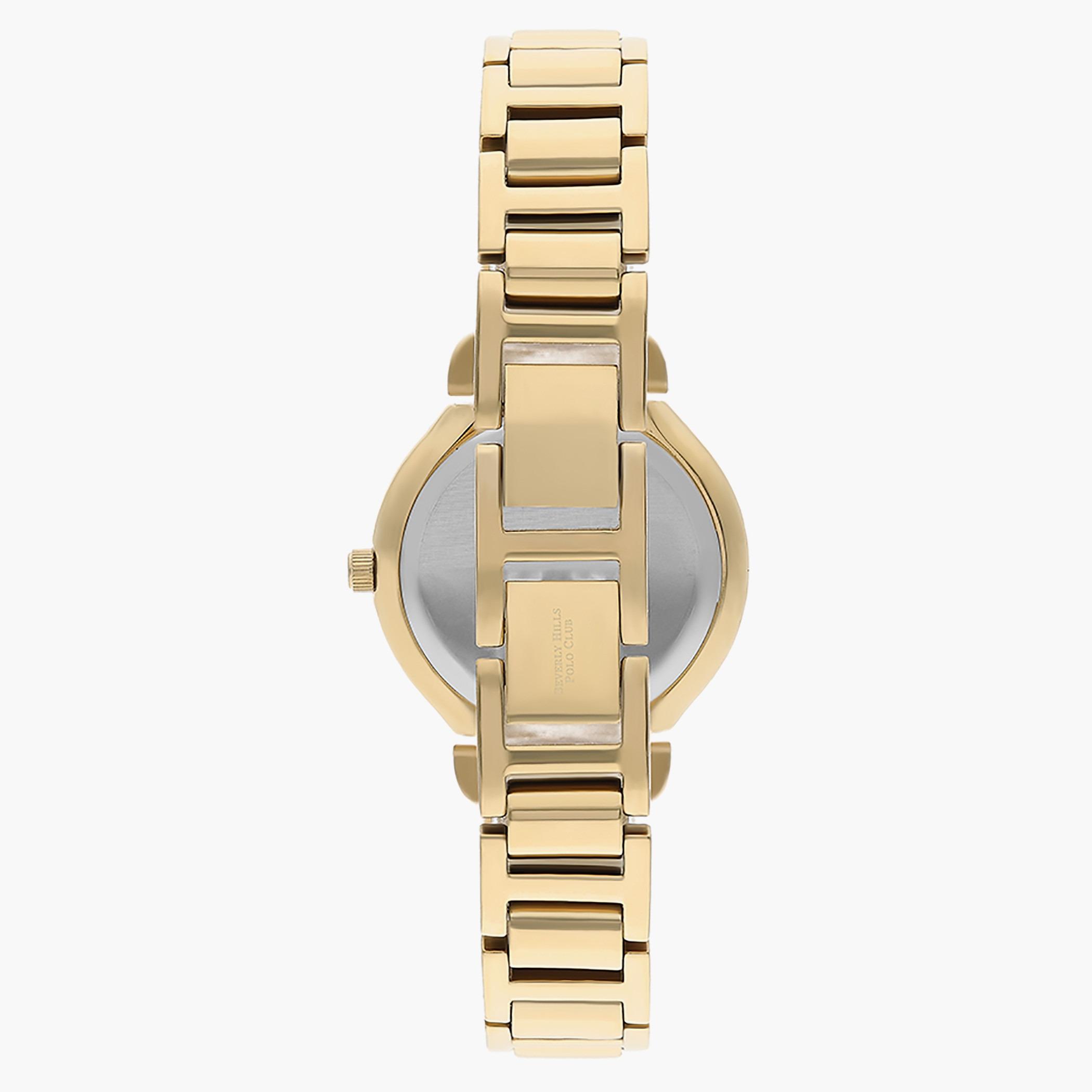 ساعة انالوج من بيفرلي هيلز بولو كلوب بسوار ميتال مع لون ذهبي للنساء - BP3268X.130-women-watchesandjewellery-watches-image-3
