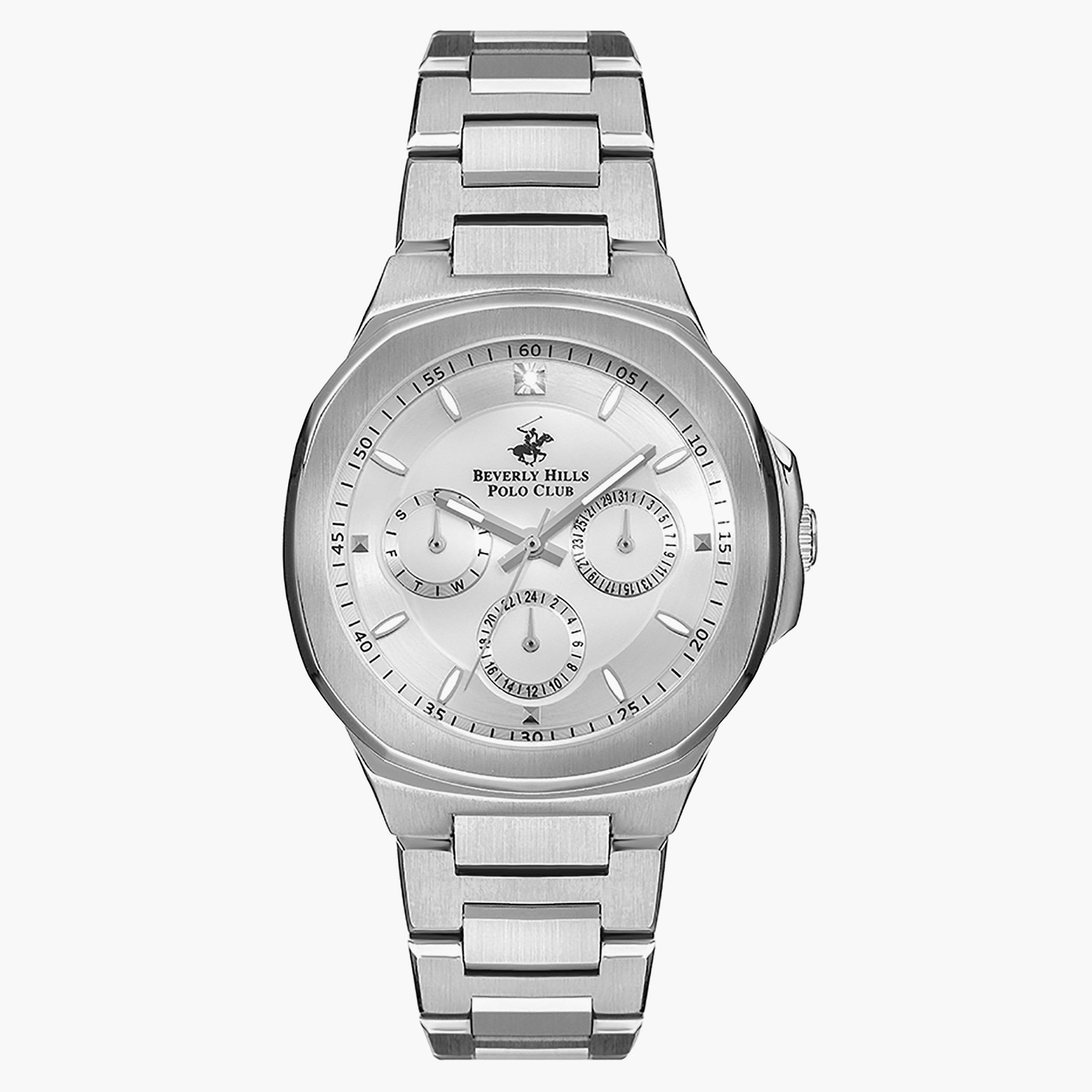 ساعة انالوج من بيفرلي هيلز بولو كلوب بسوار ميتال مع لون فضي للنساء - BP3275X.330-women-watchesandjewellery-watches-image-1