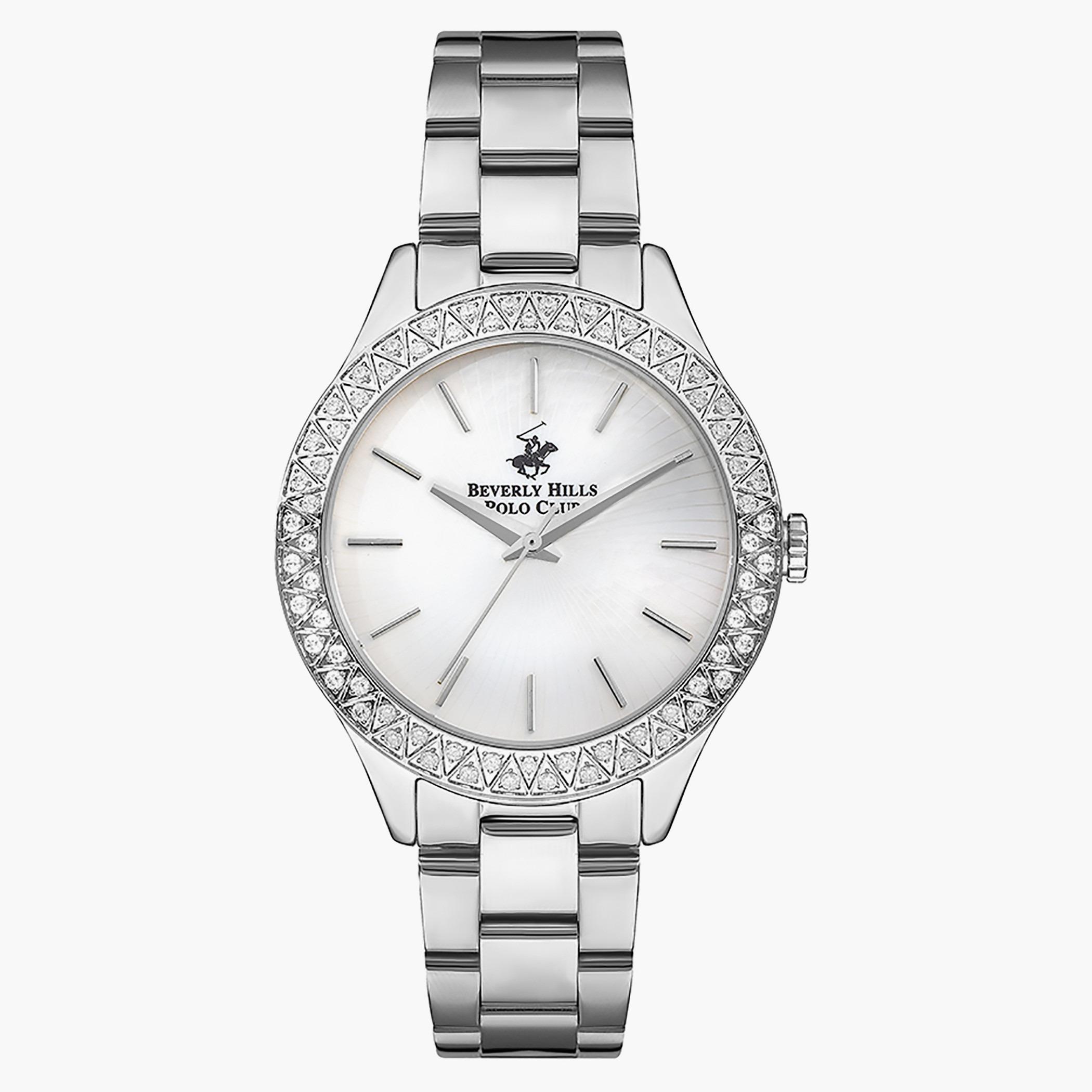 ساعة بيفرلي هيلز بولو كلوب من انالوج بسوار معدني فضي للنساء - BP3291C.320-women-watchesandjewellery-watches-image-1