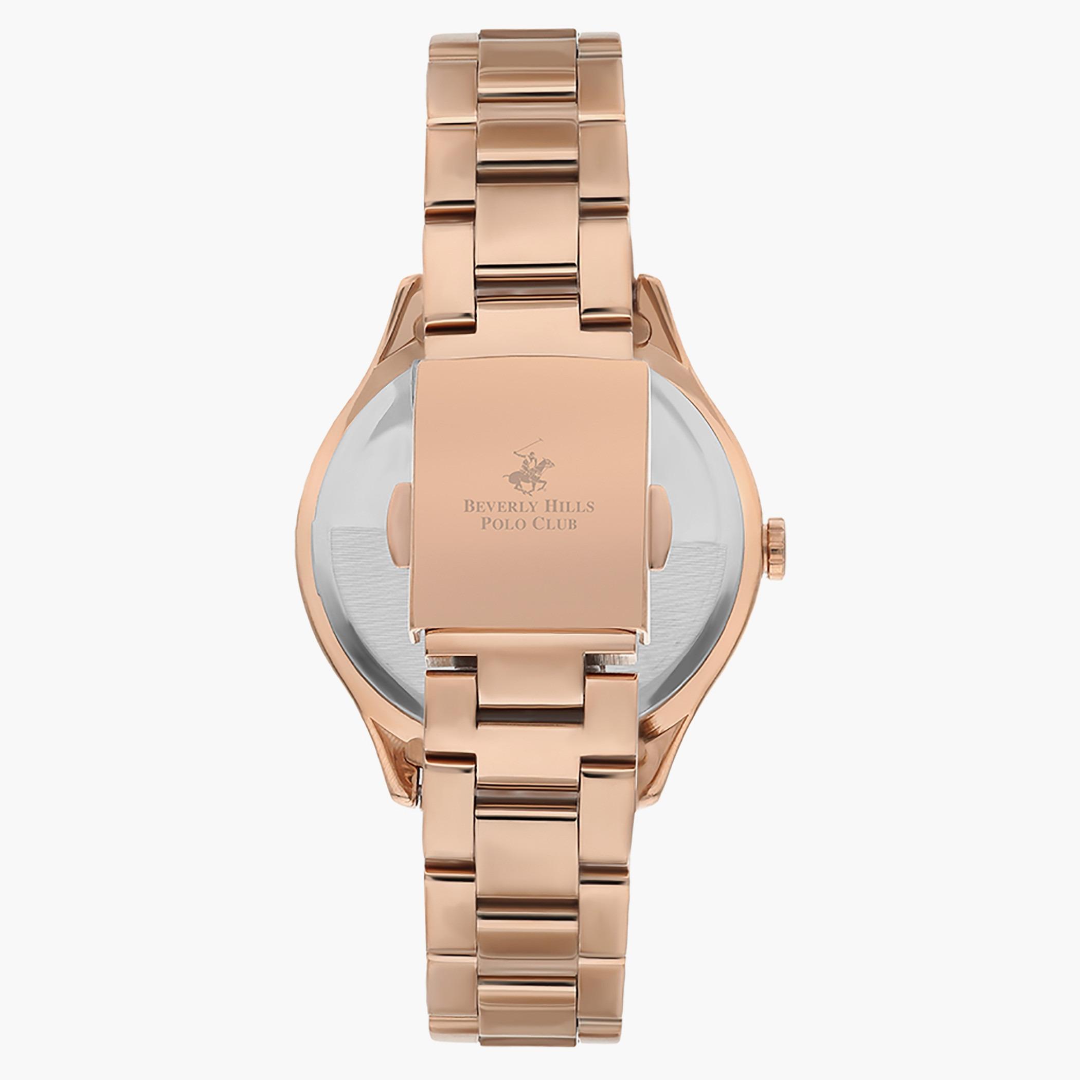 ساعة بيفرلي هيلز بولو كلوب من انالوج بسوار ذهبي وردي معدني للنساء - BP3291C.420-women-watchesandjewellery-watches-image-3