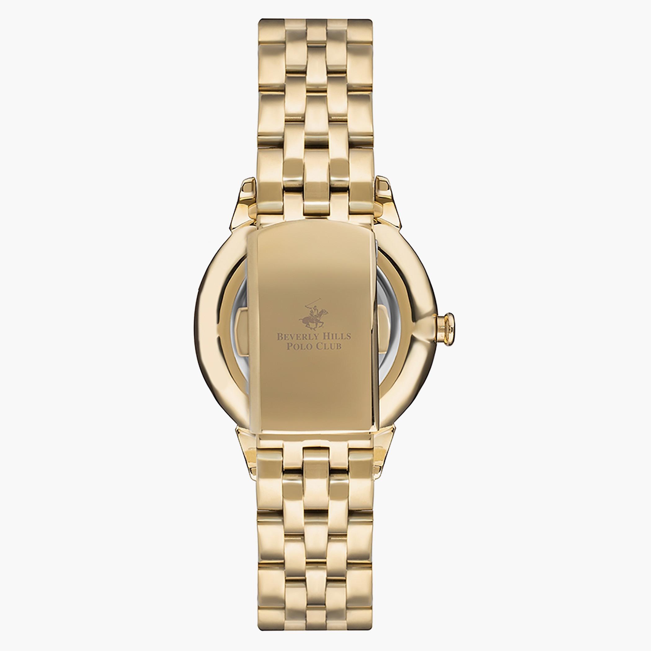 ساعة انالوج من بيفرلي هيلز بولو كلوب بسوار ميتال مع لون ذهبي للنساء - BP3293X.120-women-watchesandjewellery-watches-image-3