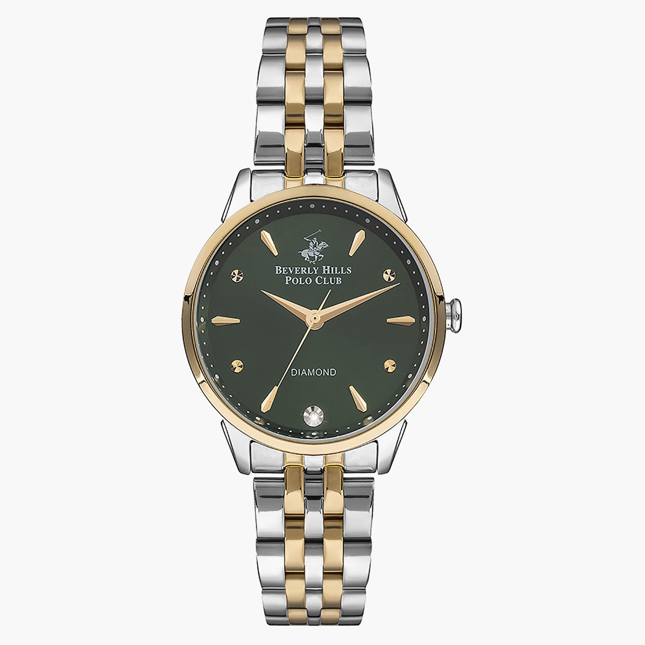 ساعة بيفرلي هيلز بولو كلوب من انالوج بسوار معدني ذهبي وفضي للنساء - BP3293X.270-women-watchesandjewellery-watches-image-1