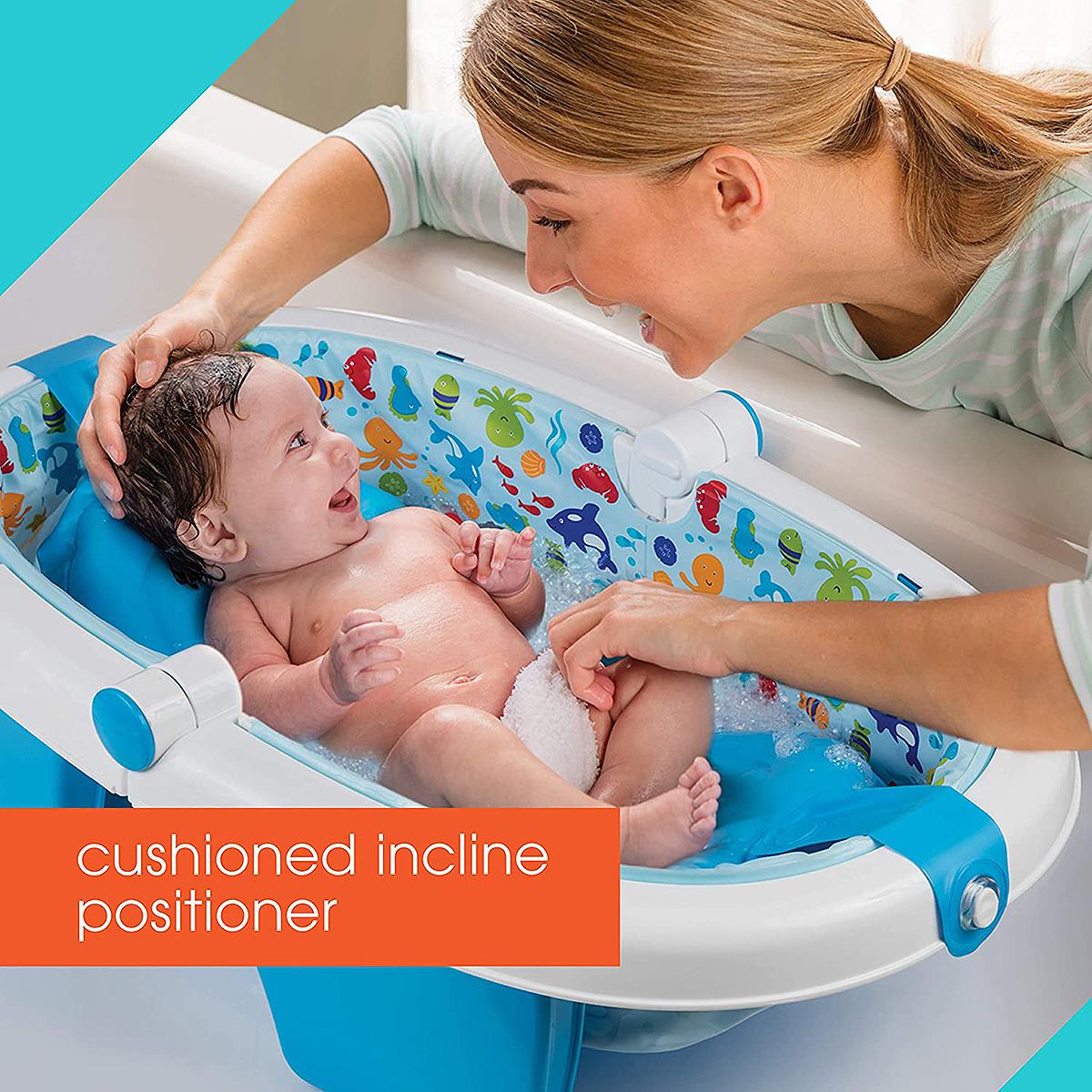 Summer infant fold hot sale away bath tub