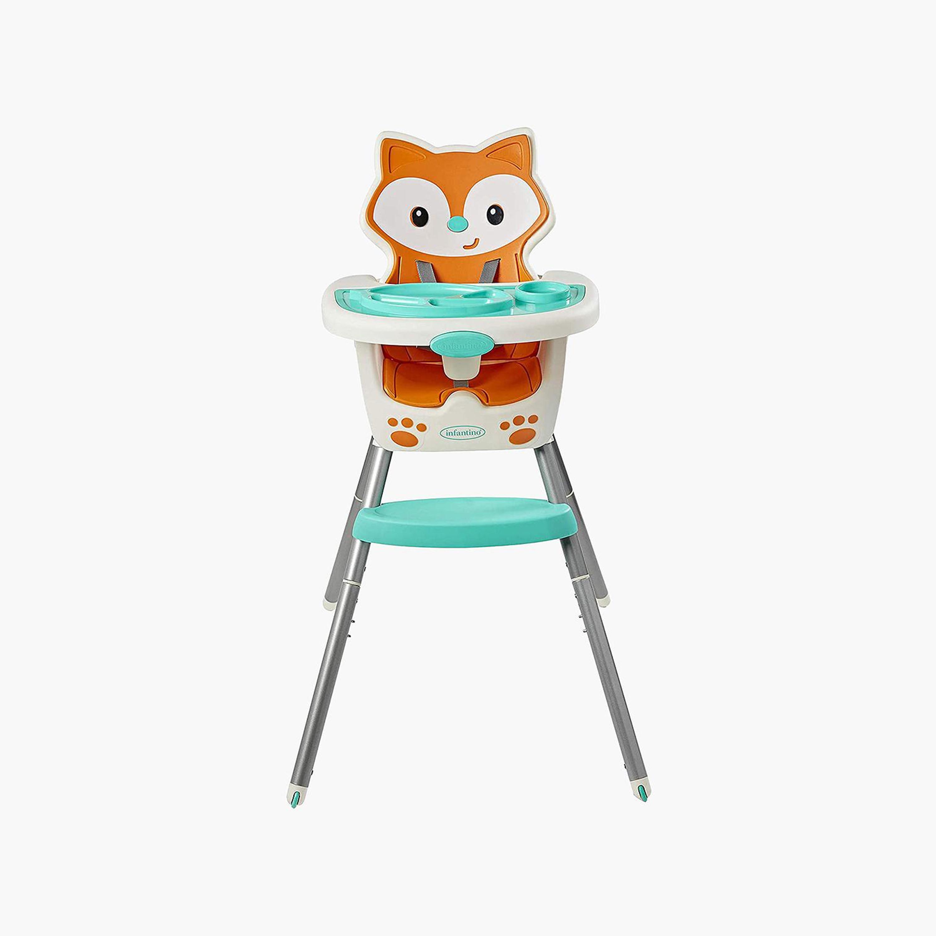 كرسي مرتفع قابل للتحول 4 في 1 جرو وذ مي من إنفانتينو-baby-feeding-highchairsandboosters-image-1