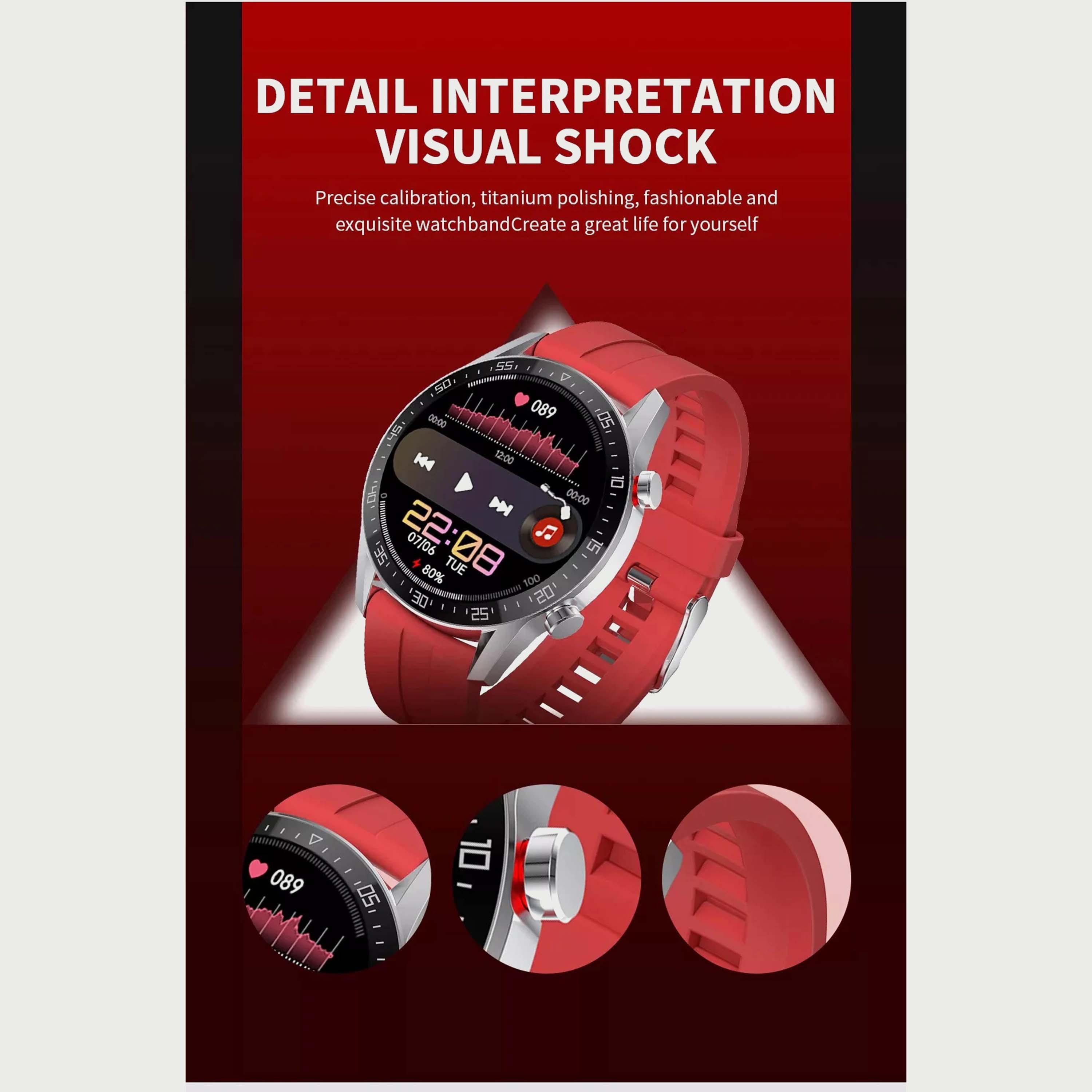 ساعة ذكية بسوار بني للجنسين من كينيث سكوت - KS-SK7PLUS-electronics-smartwatches-image-7