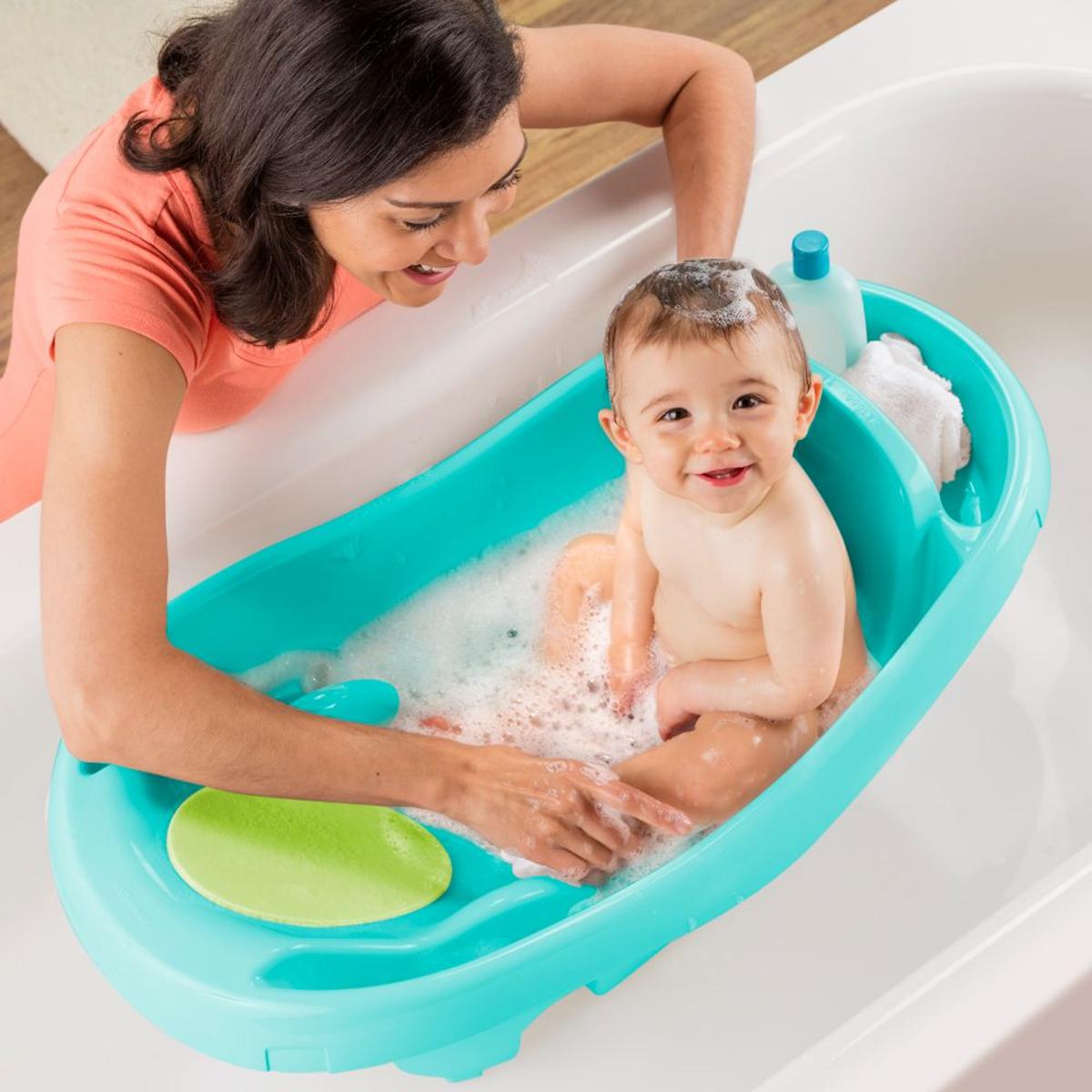 حوض استحمام كومفي كلين ديلوكس من سمر إنفانت - حديثي الولادة والأطفال-baby-bathandcare-bathtubs-image-14